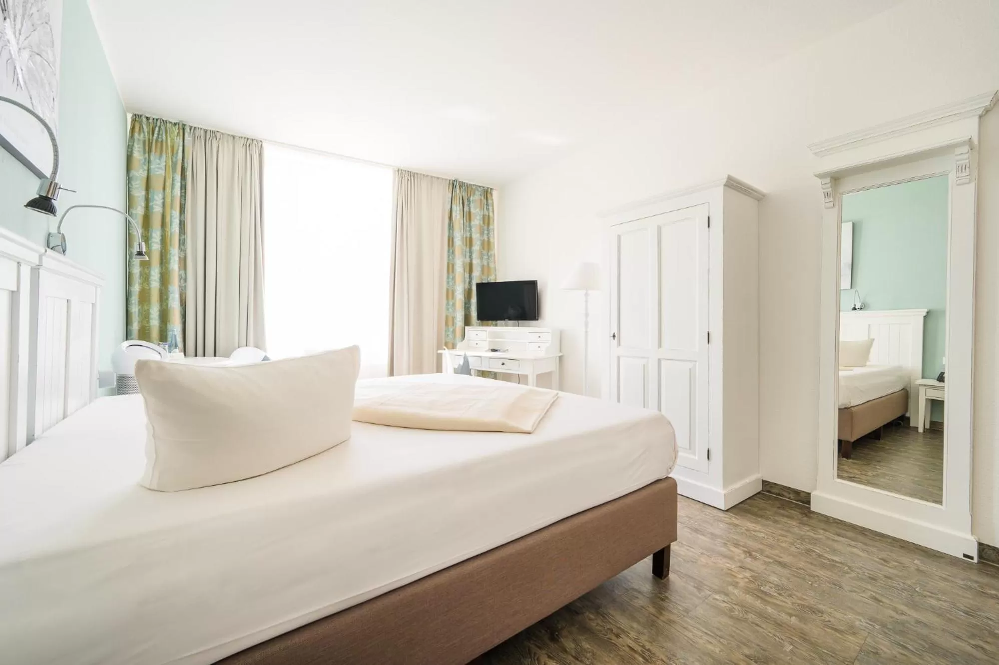 Bed in Hotel Kaspar Garni