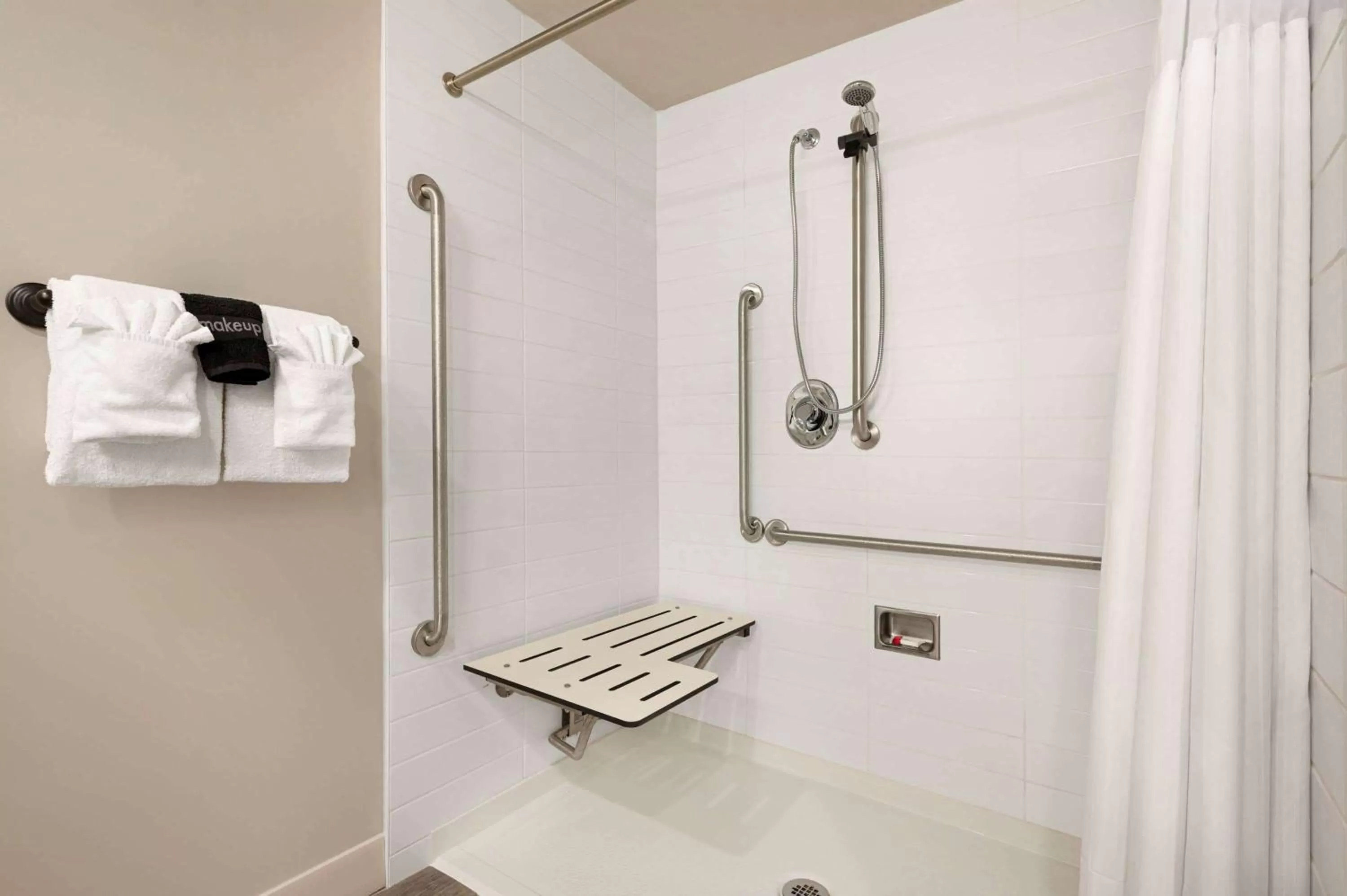 Shower in Microtel Inn & Suites by Wyndham Antigonish