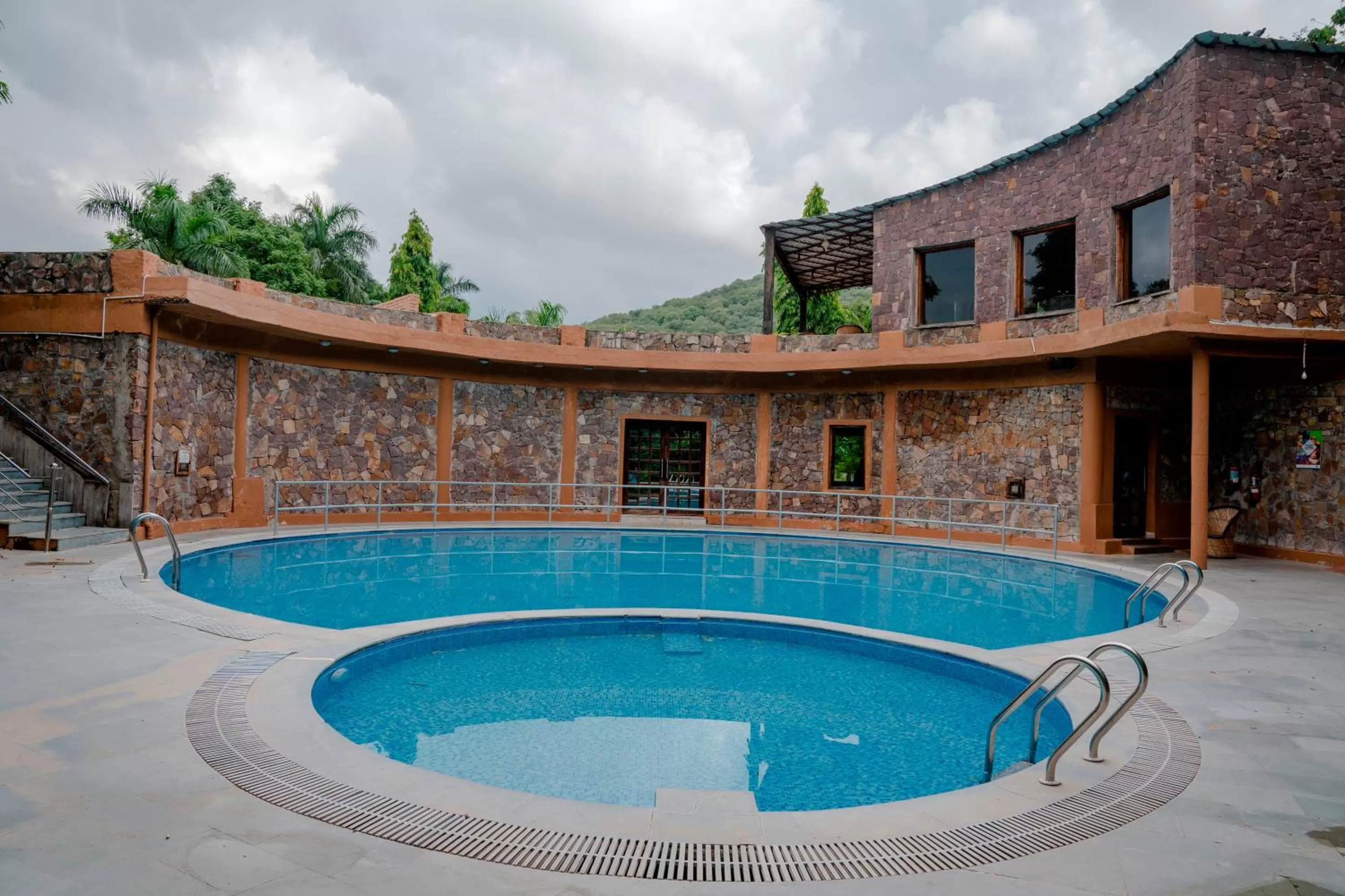 Swimming pool in The Fern Ranthambore Forest Resort Rajasthan