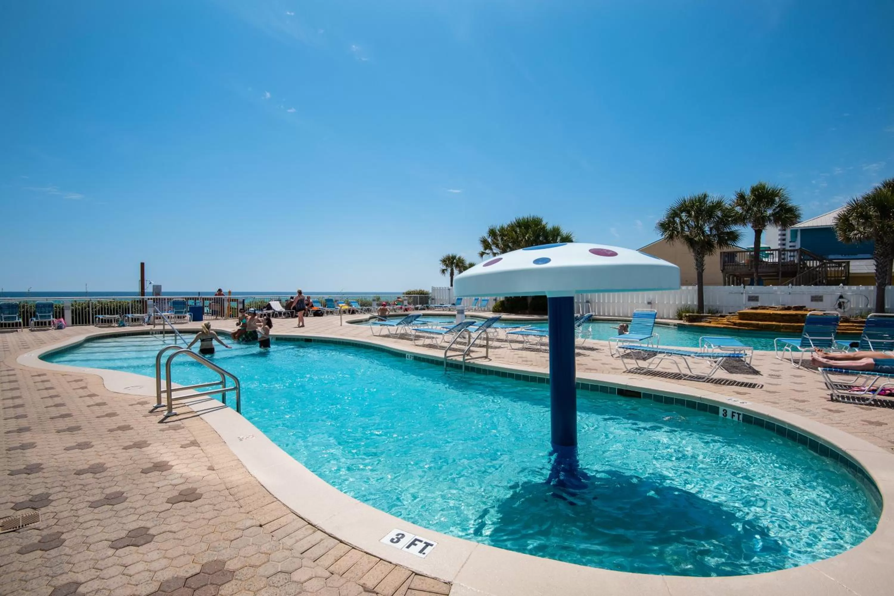 Property building, Swimming Pool in Majestic Beach Resort, Panama City Beach, Fl