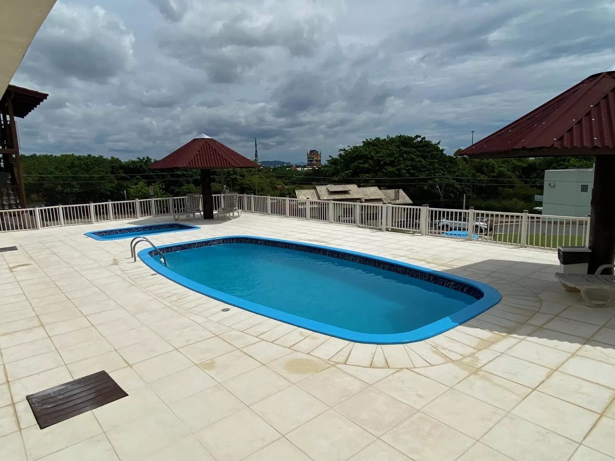 Pool view in Hotel Panorâmico