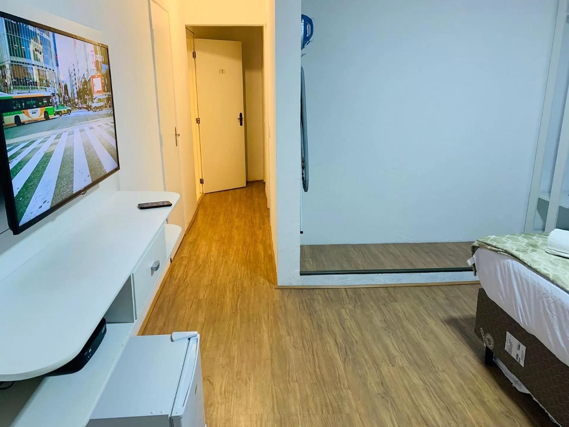 TV and multimedia, Bed in POUSADA MUNDI MORUMBI