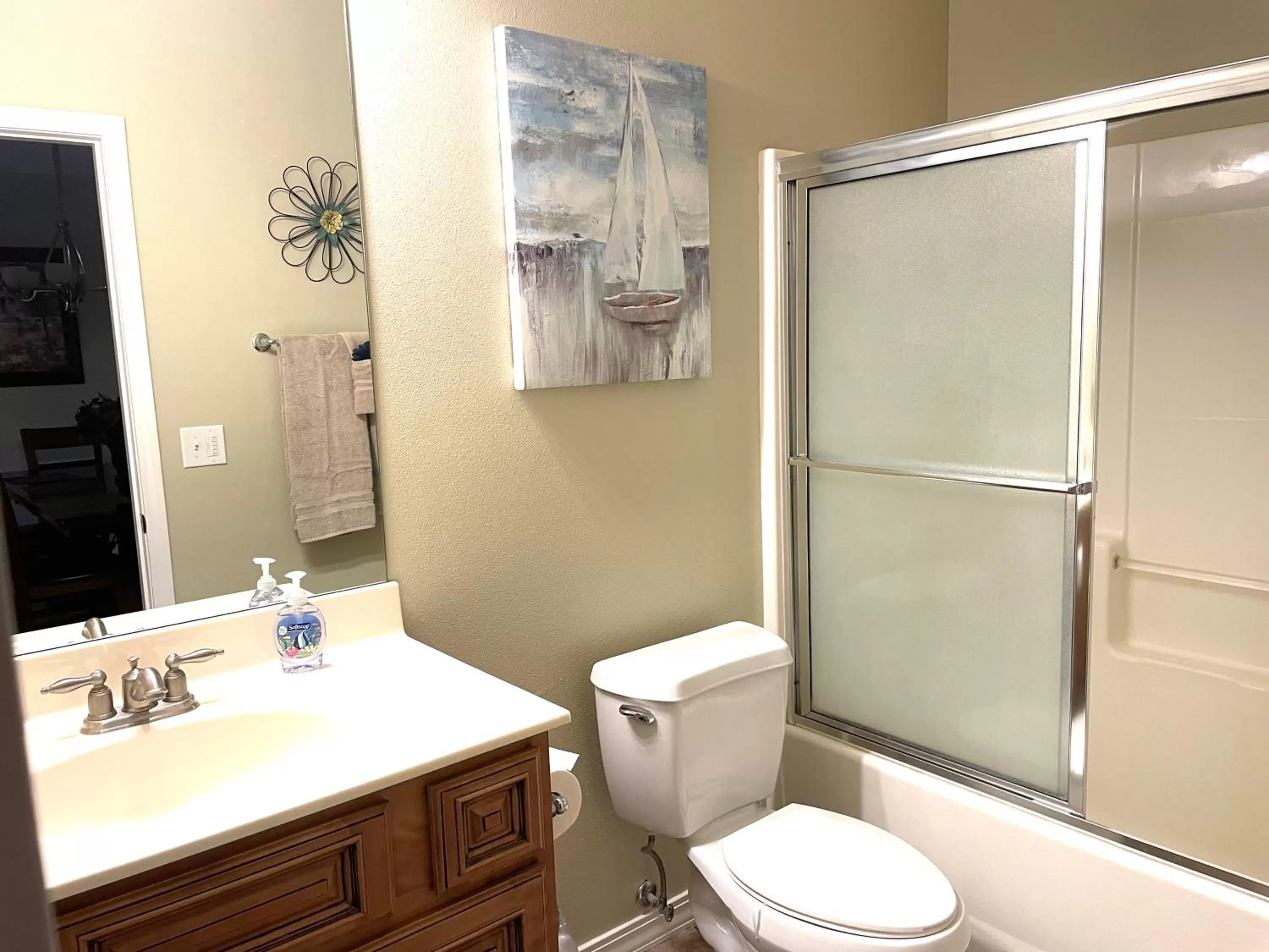 Shower in Rockwood Condos on Table Rock Lake With Boat Slips