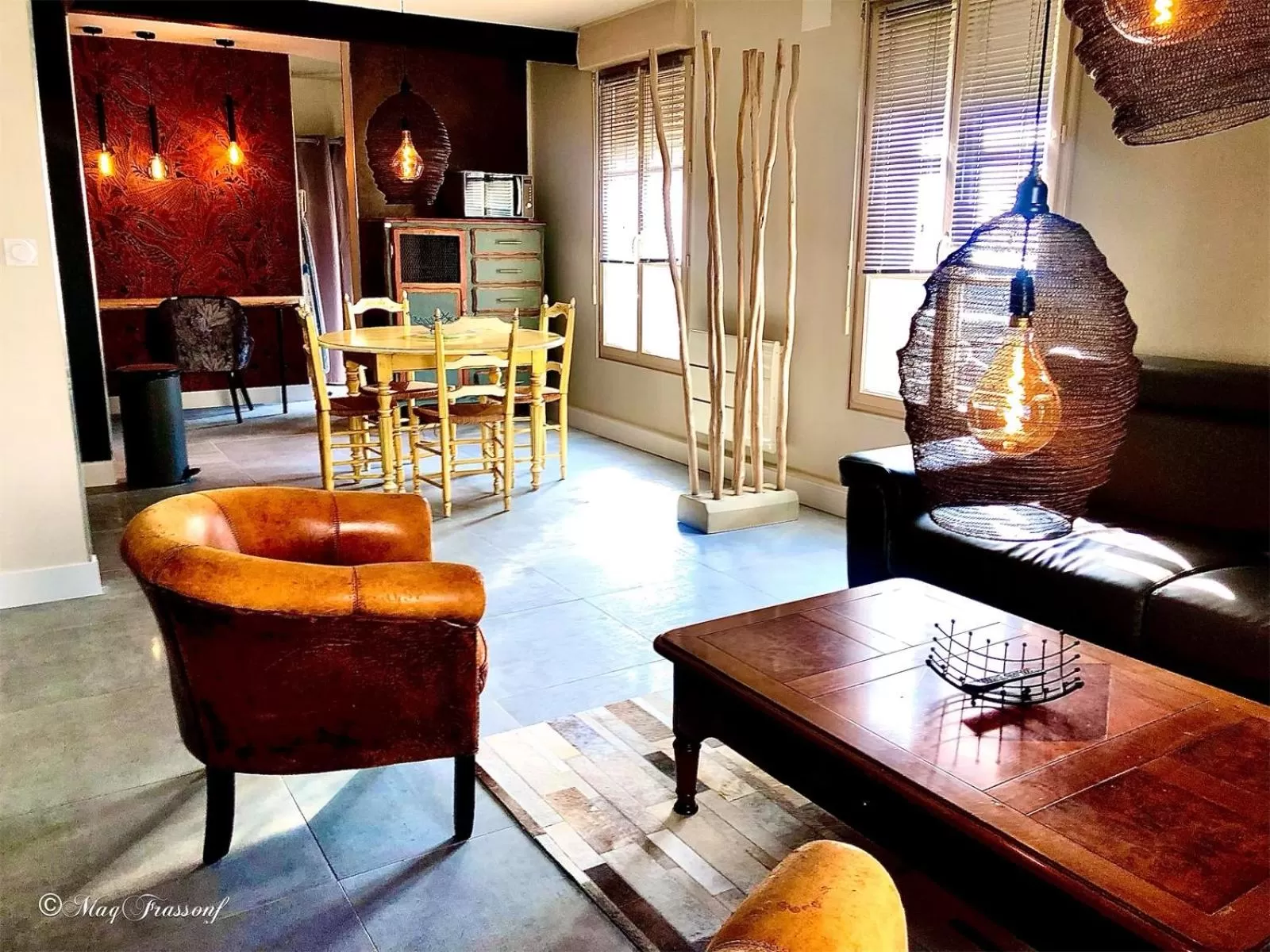 Living room in LE DUPE