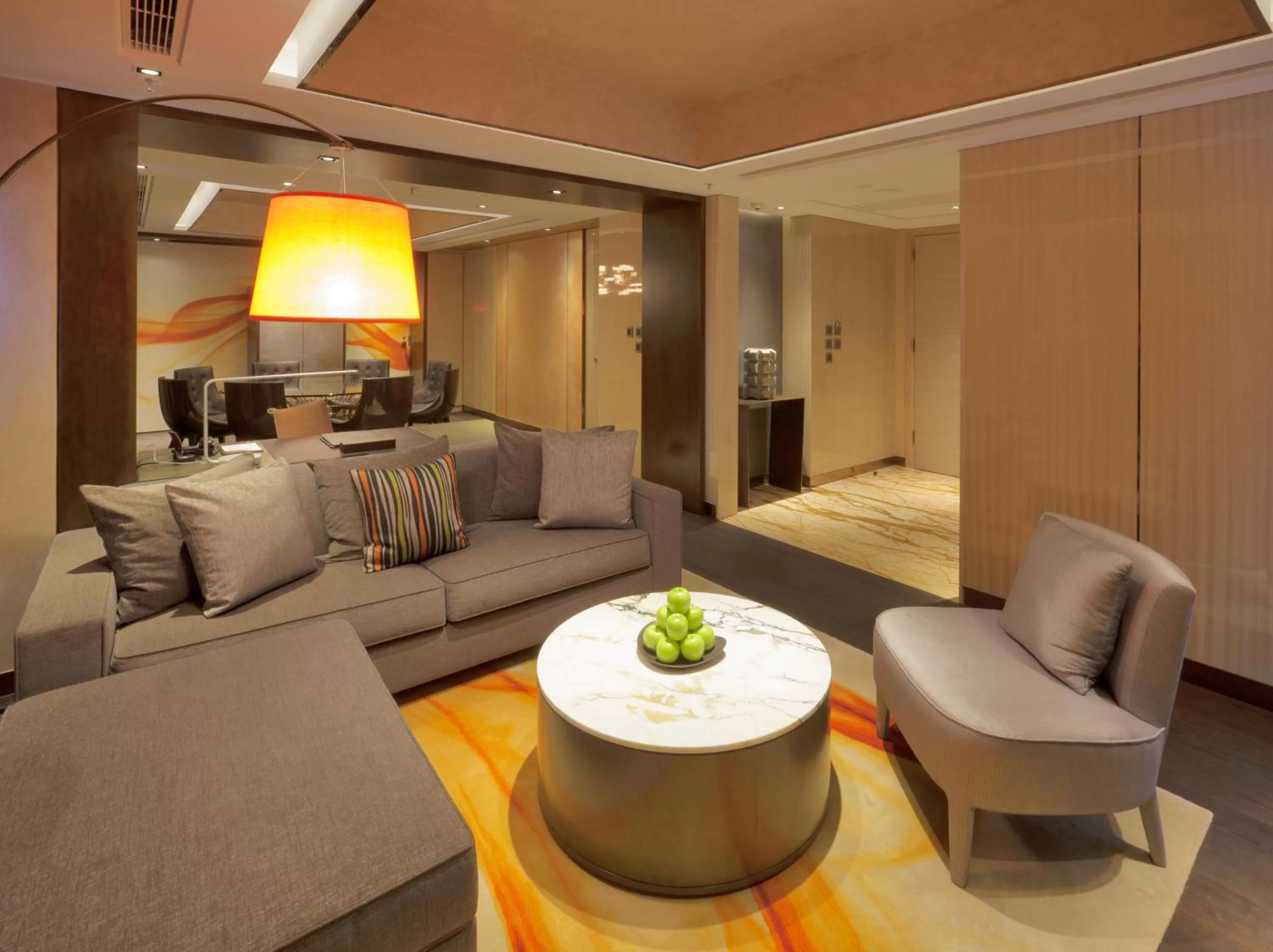 Living room in Crowne Plaza Hong Kong Kowloon East by IHG