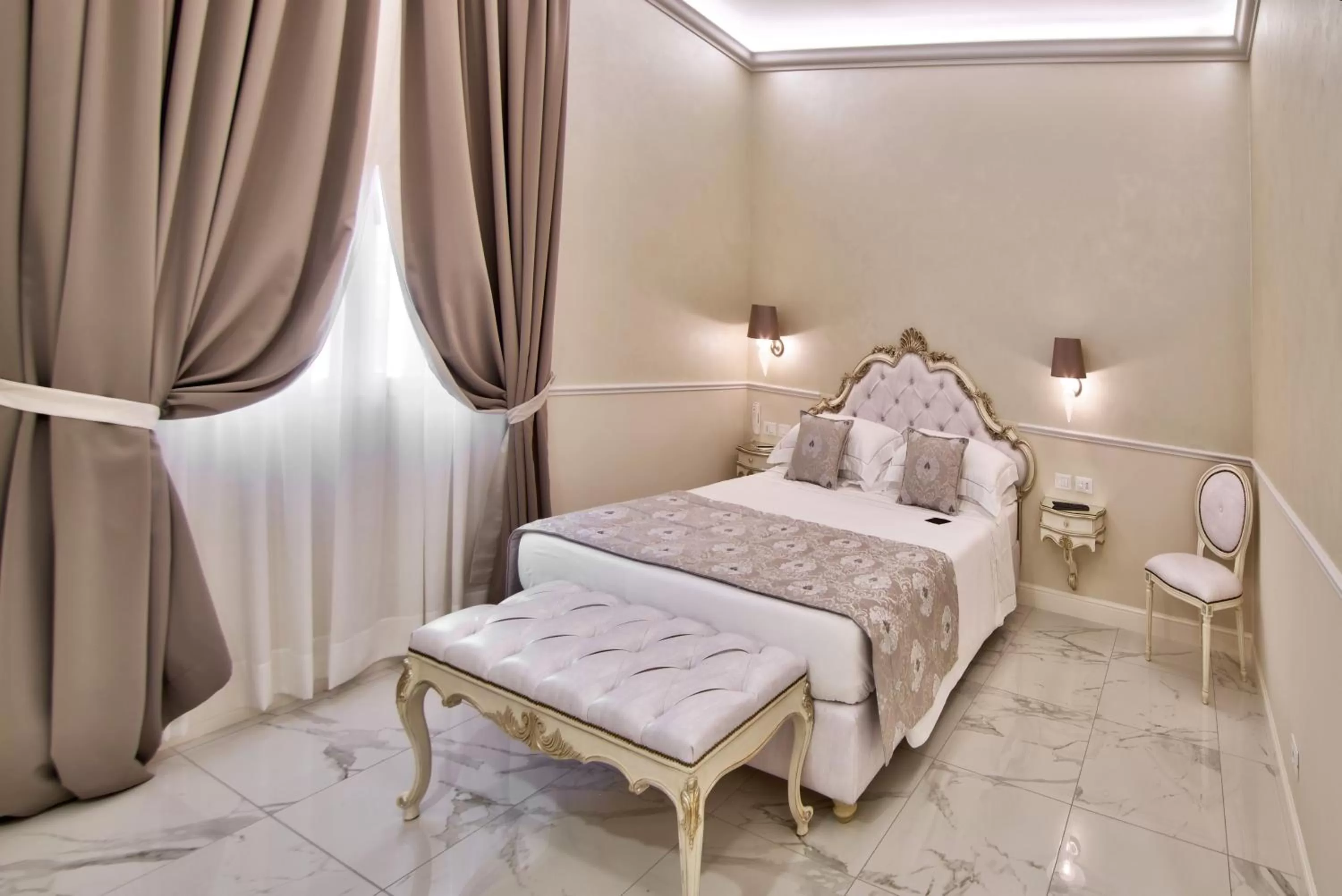 Bed in The Moon Boutique Hotel & Spa