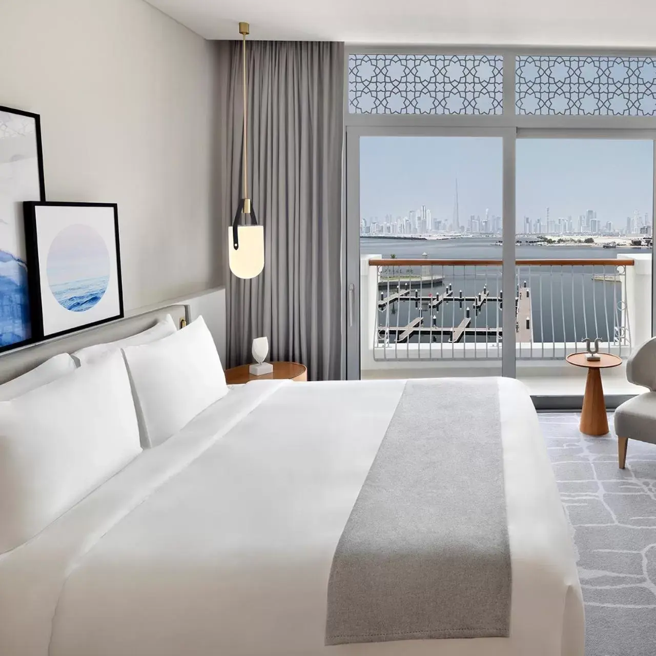 Marina View Premier Suite Corner with Private Balcony - Free Shuttle to Dubai Mall & La Mer Beach in Vida Creek Harbour Marina View Premier Suite Corner with Private Balcony - Free Shuttle to Dubai Mall & La Mer Beach in Vida Creek Harbour