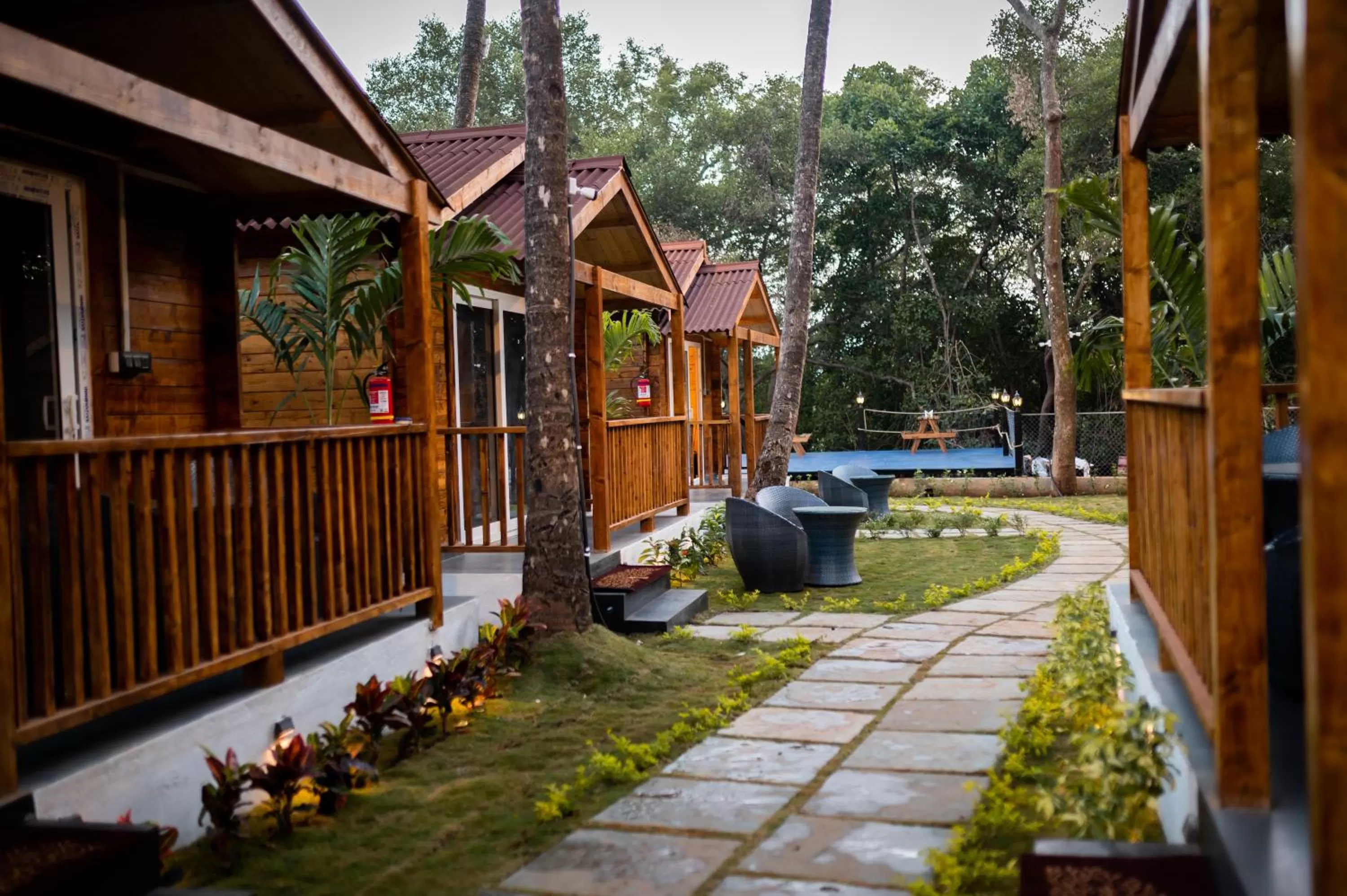 Property Building in Tranquill Riverside Luxury Cottages With Bathtub, Candolim