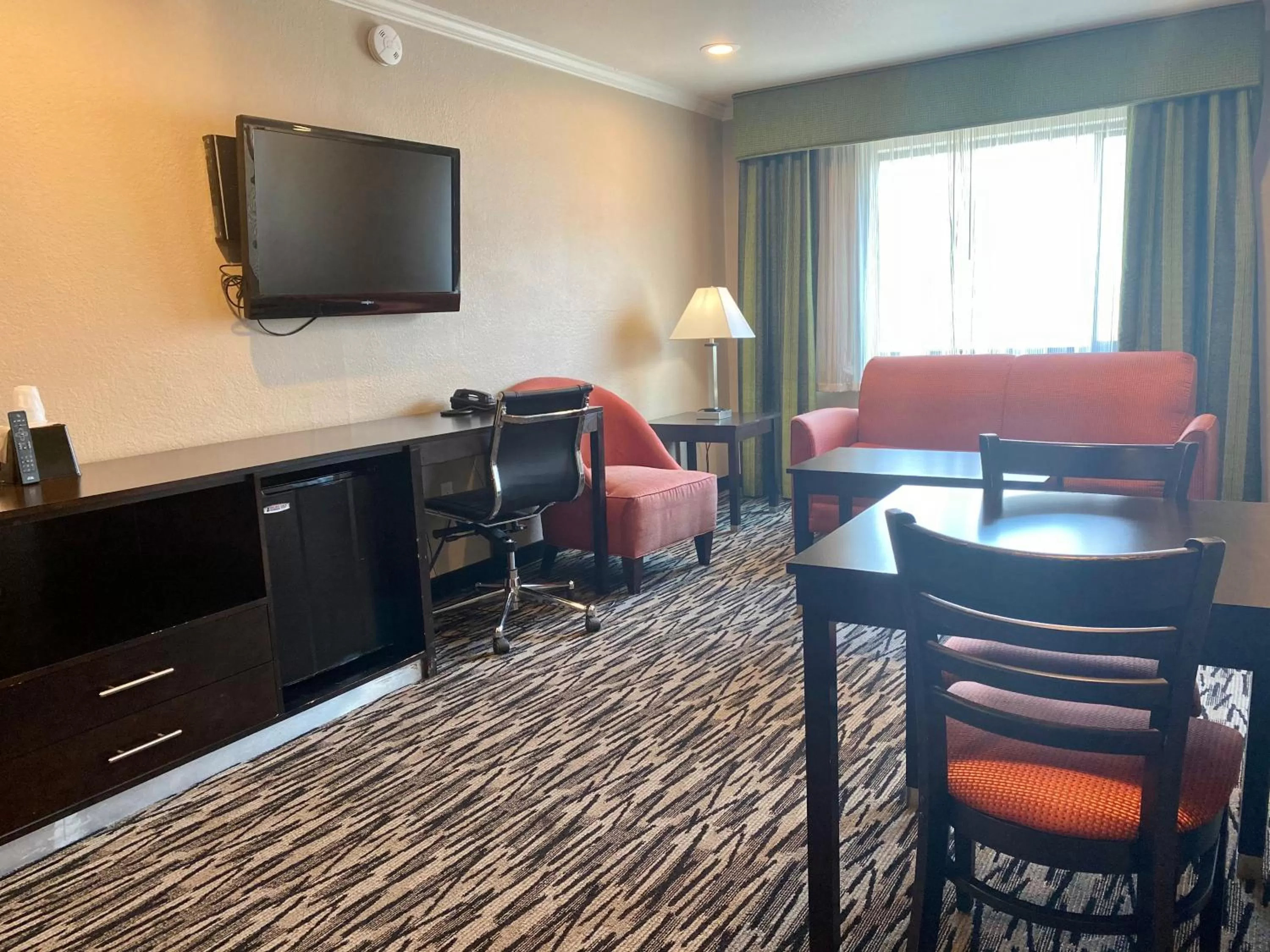 Living room in Motel Capri