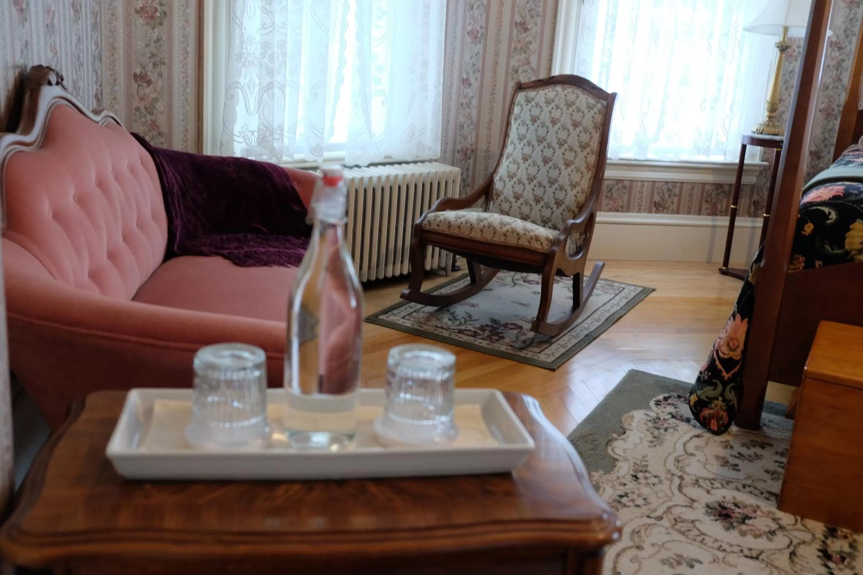 Seating area in Guilford Bed and Breakfast