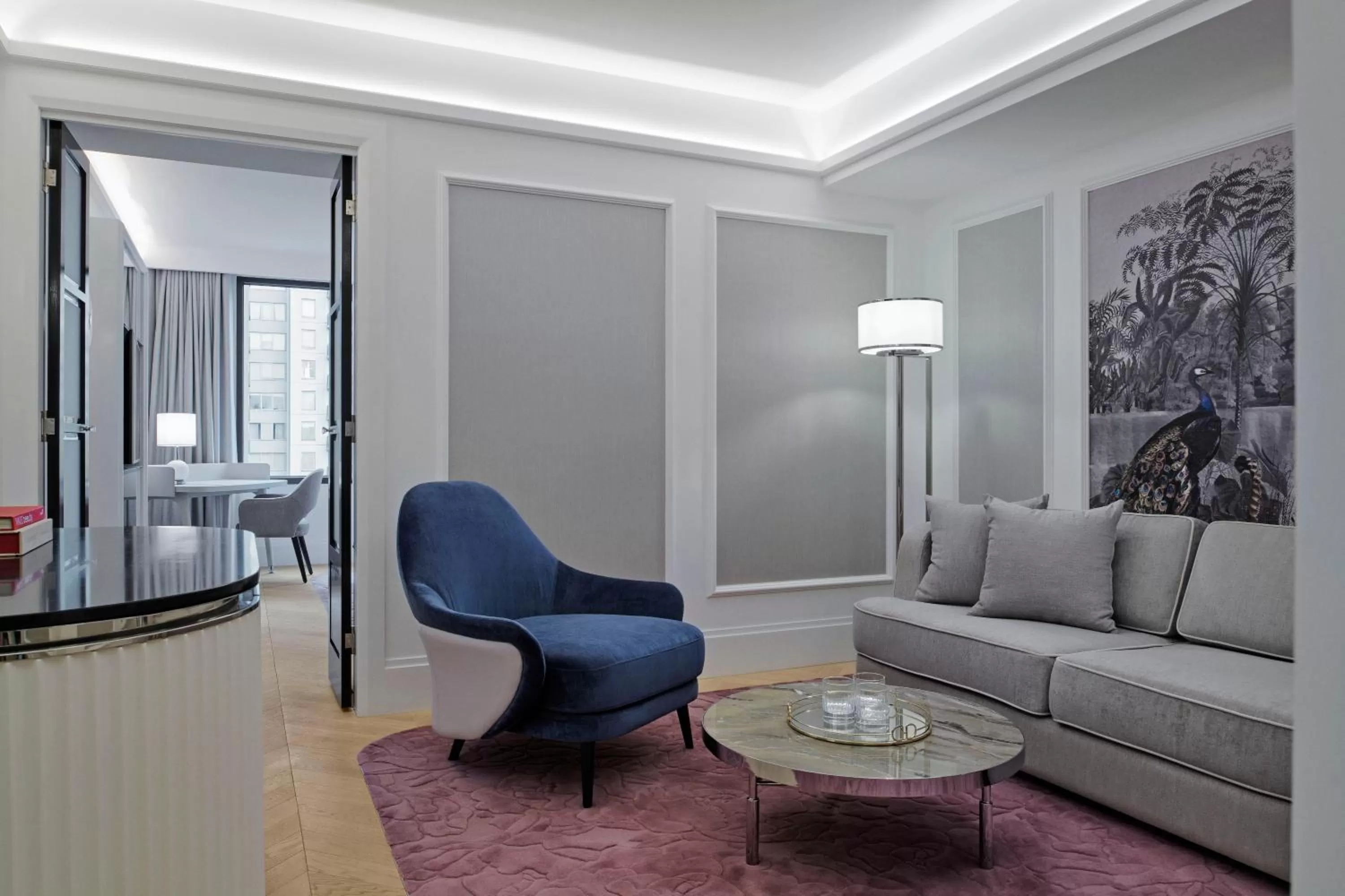 Living room in The Royce