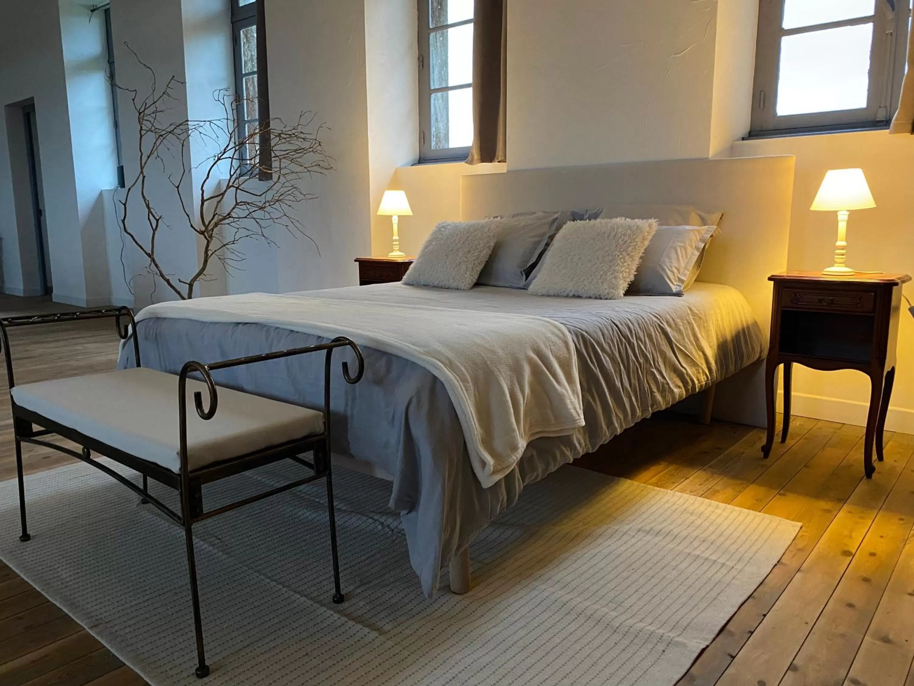 Bed in Demeure de kergoguen