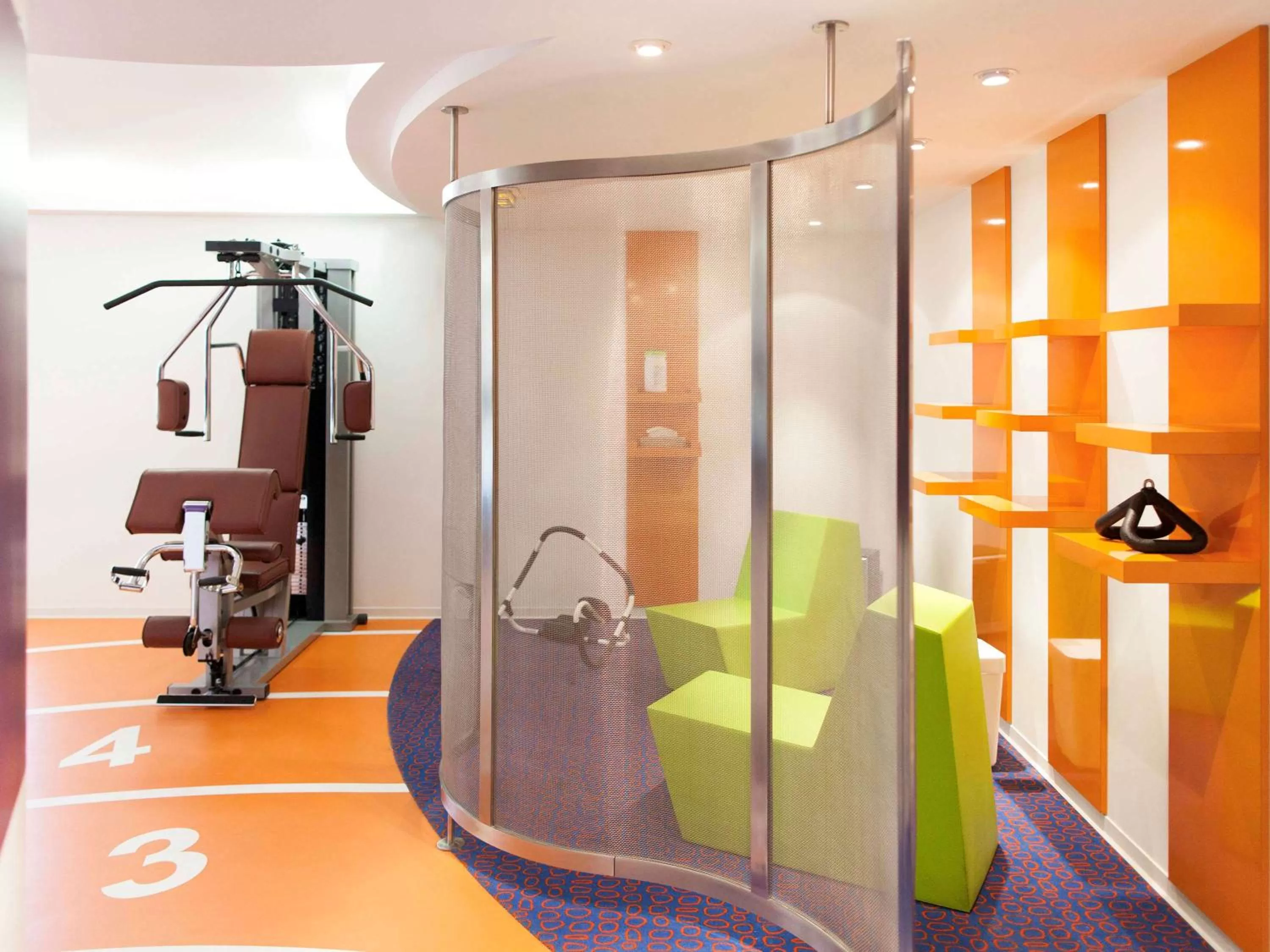 Fitness centre/facilities in Novotel Metz Centre
