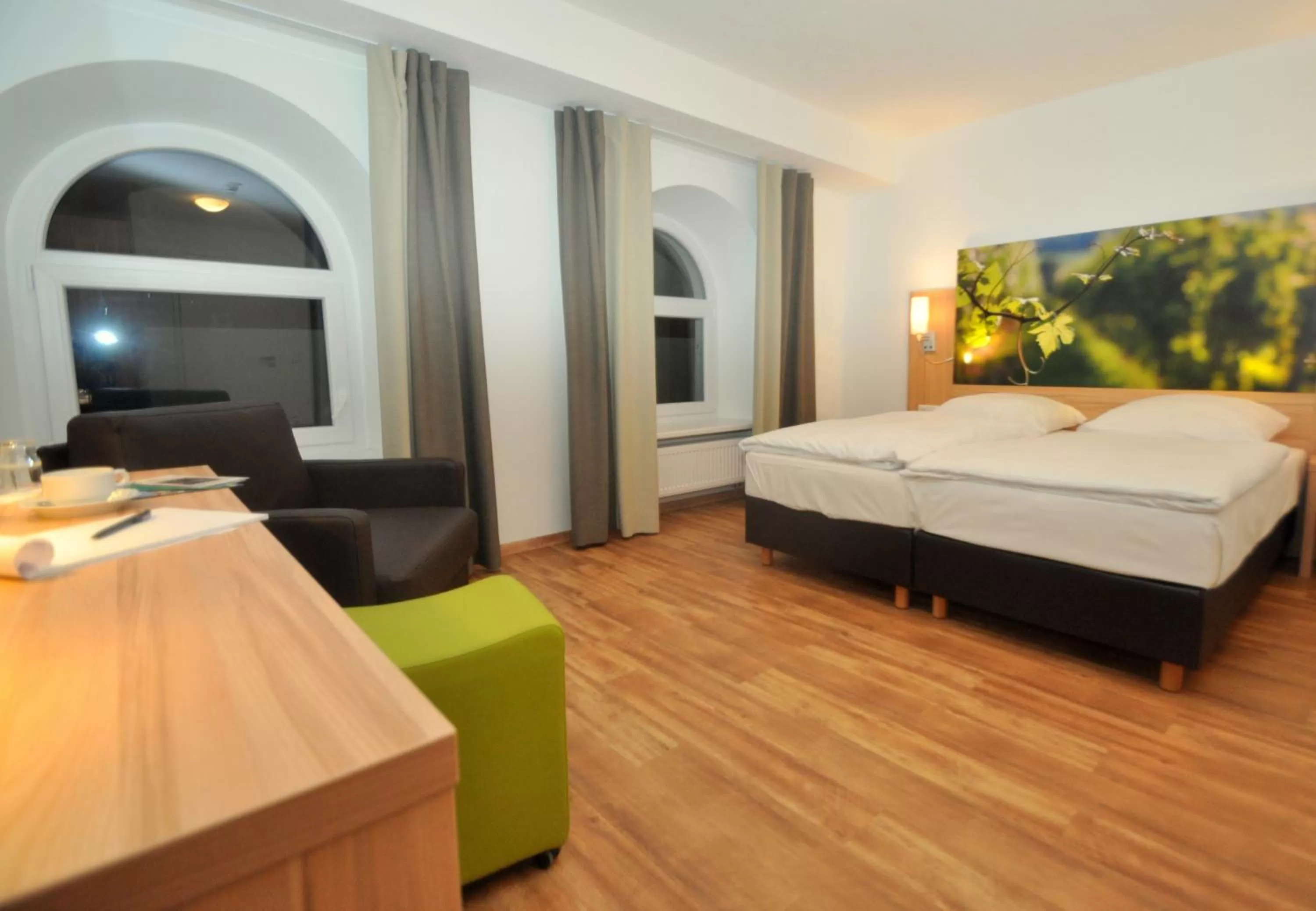 Bed in Hotel Deutsches Haus