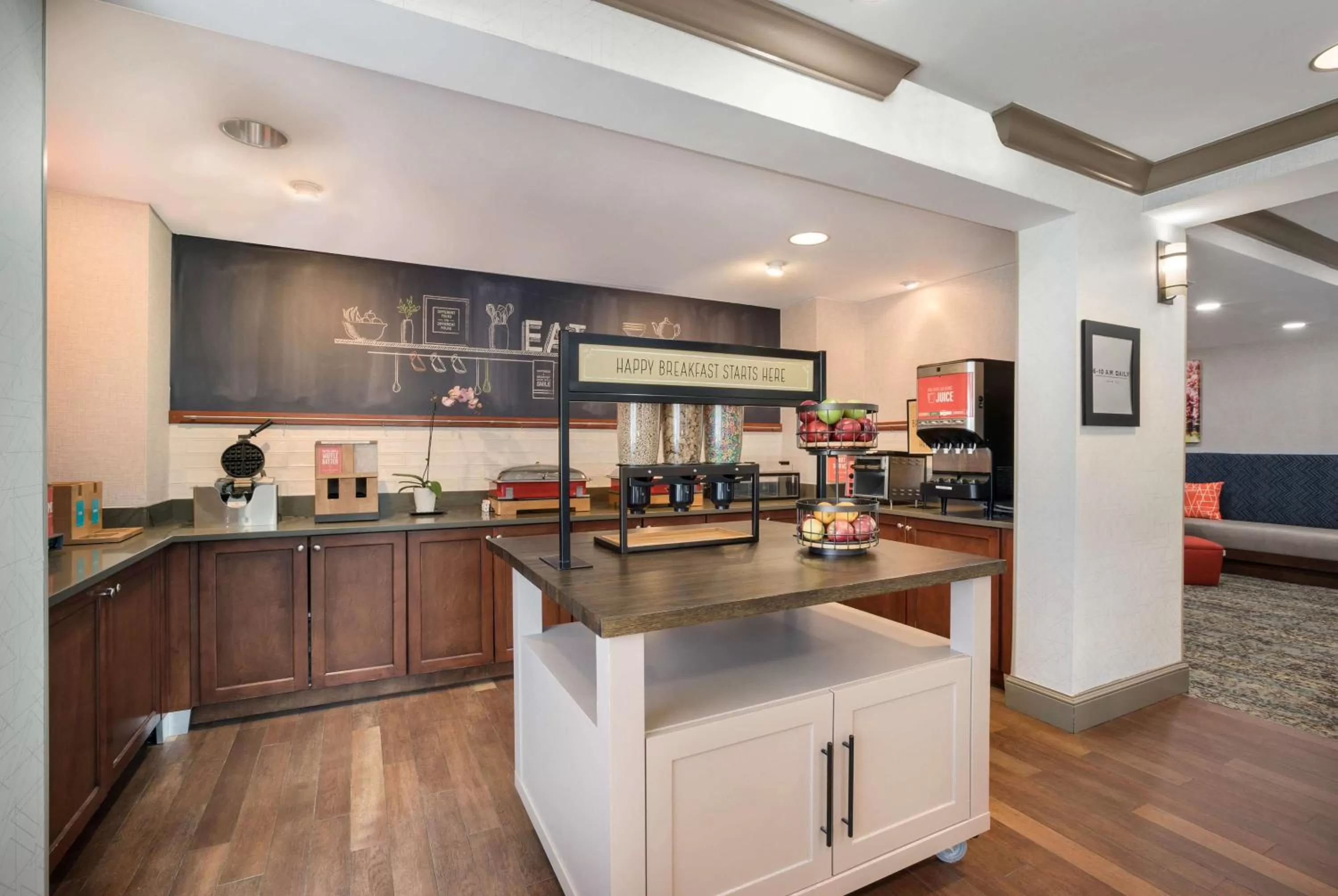 Breakfast in Hampton Inn Princeton