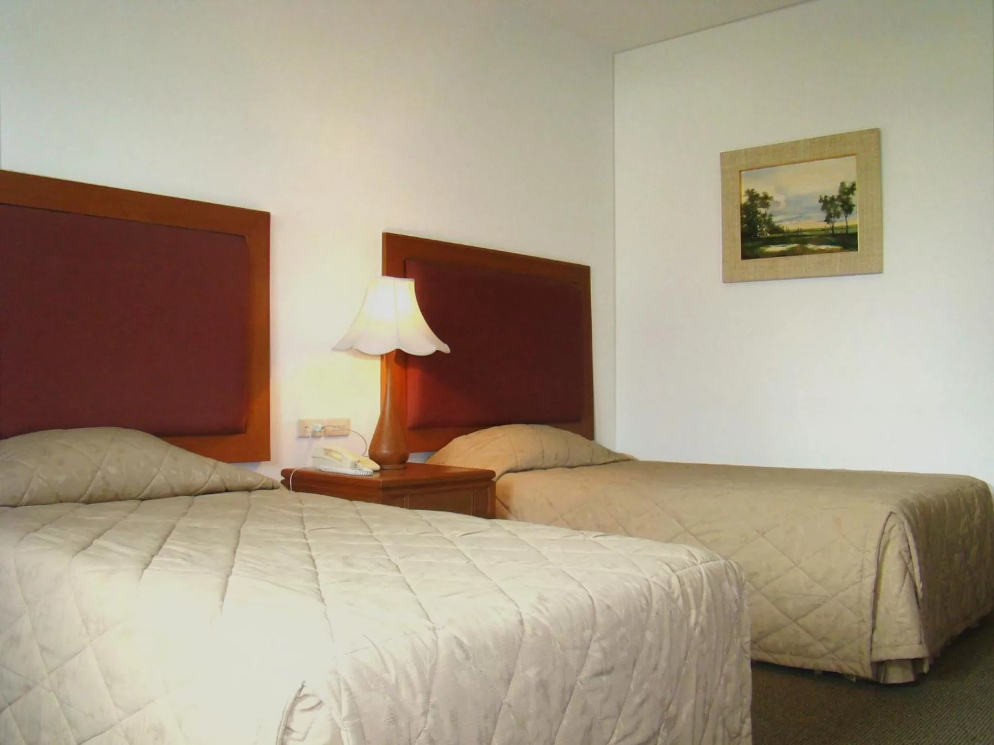 Bed in Chiang Mai Phucome Hotel