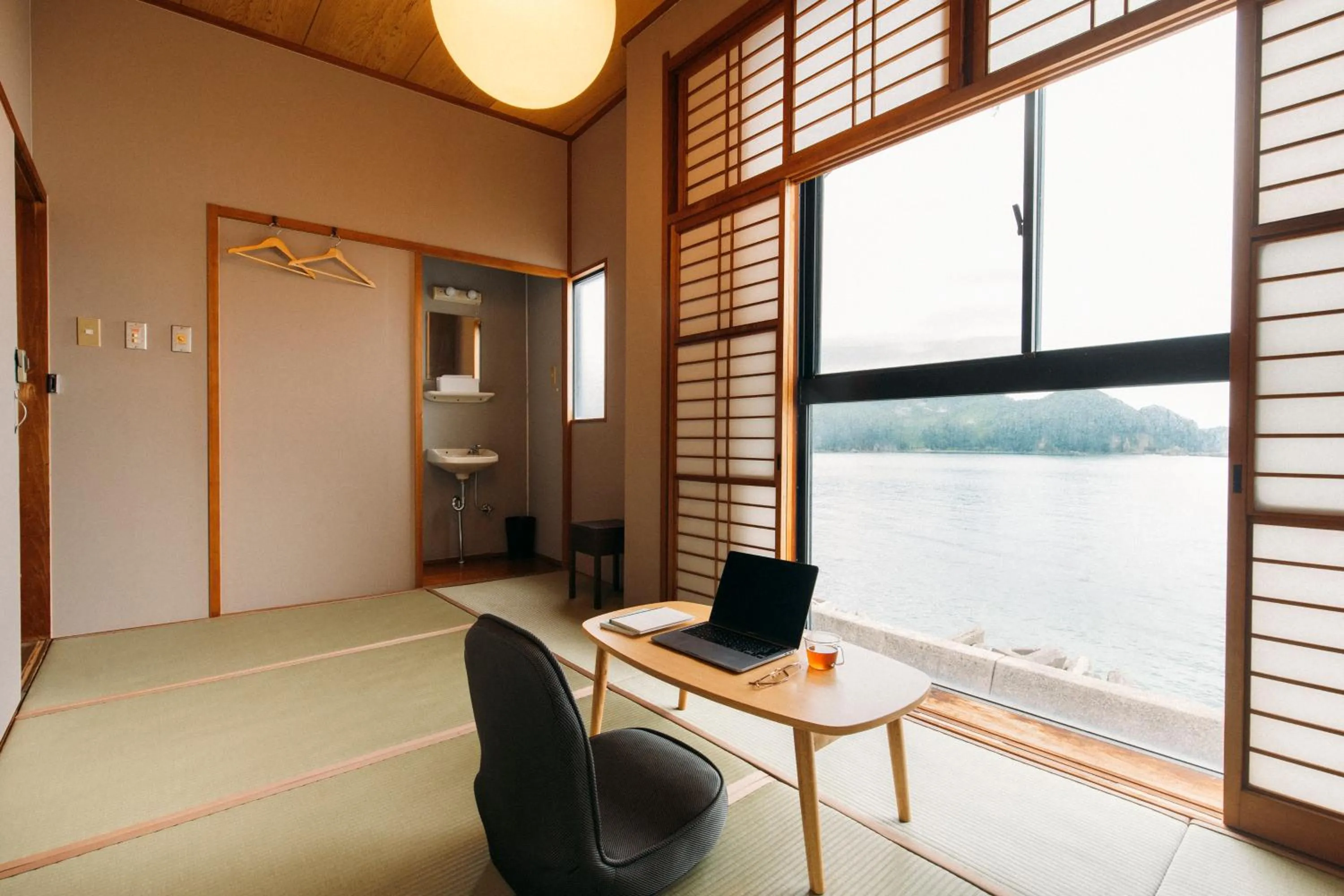 Sea view in Nagasaki House Burabura