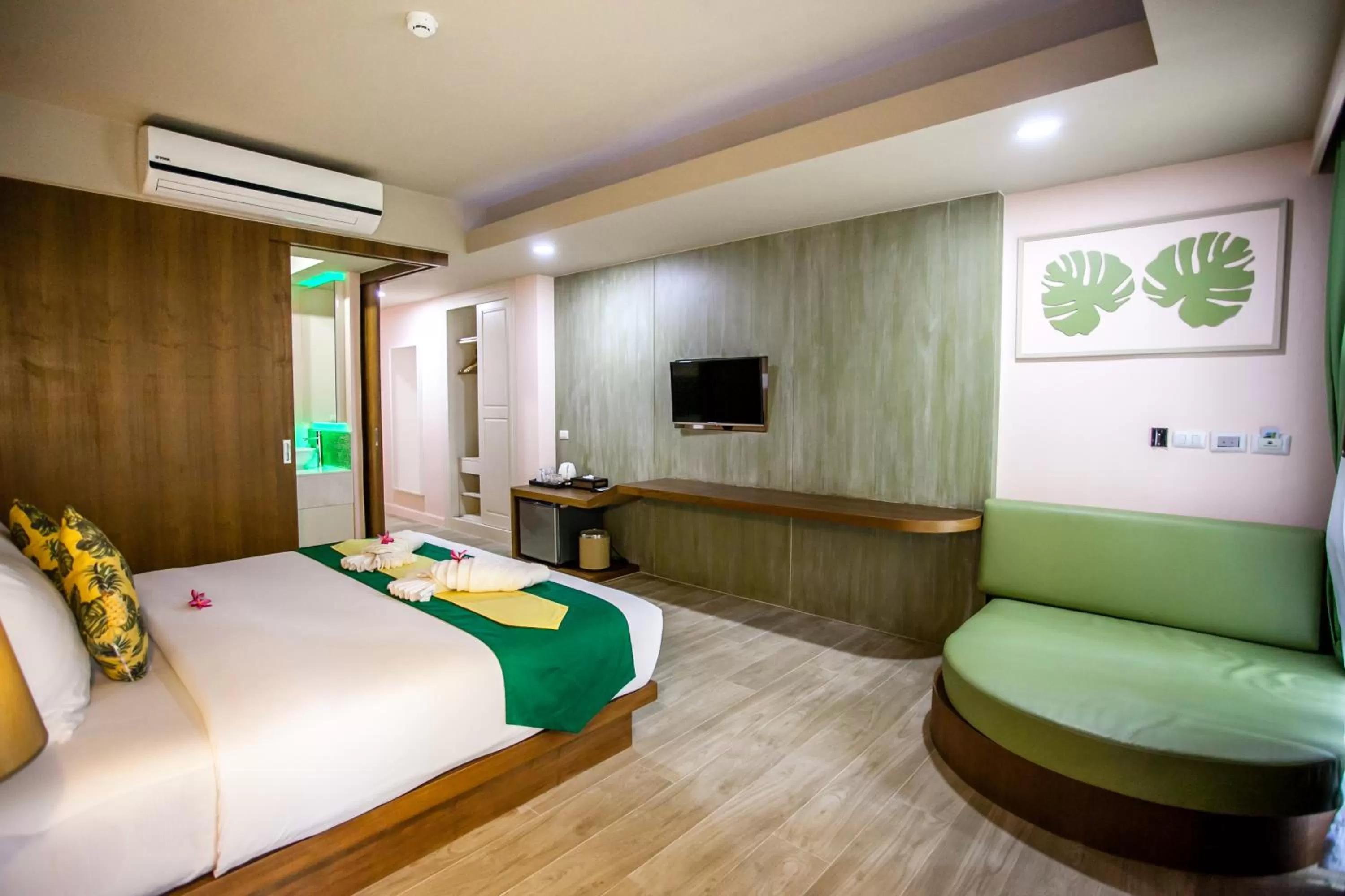 Bed in HULA HULA RESORT l truly tropical and fun wellness