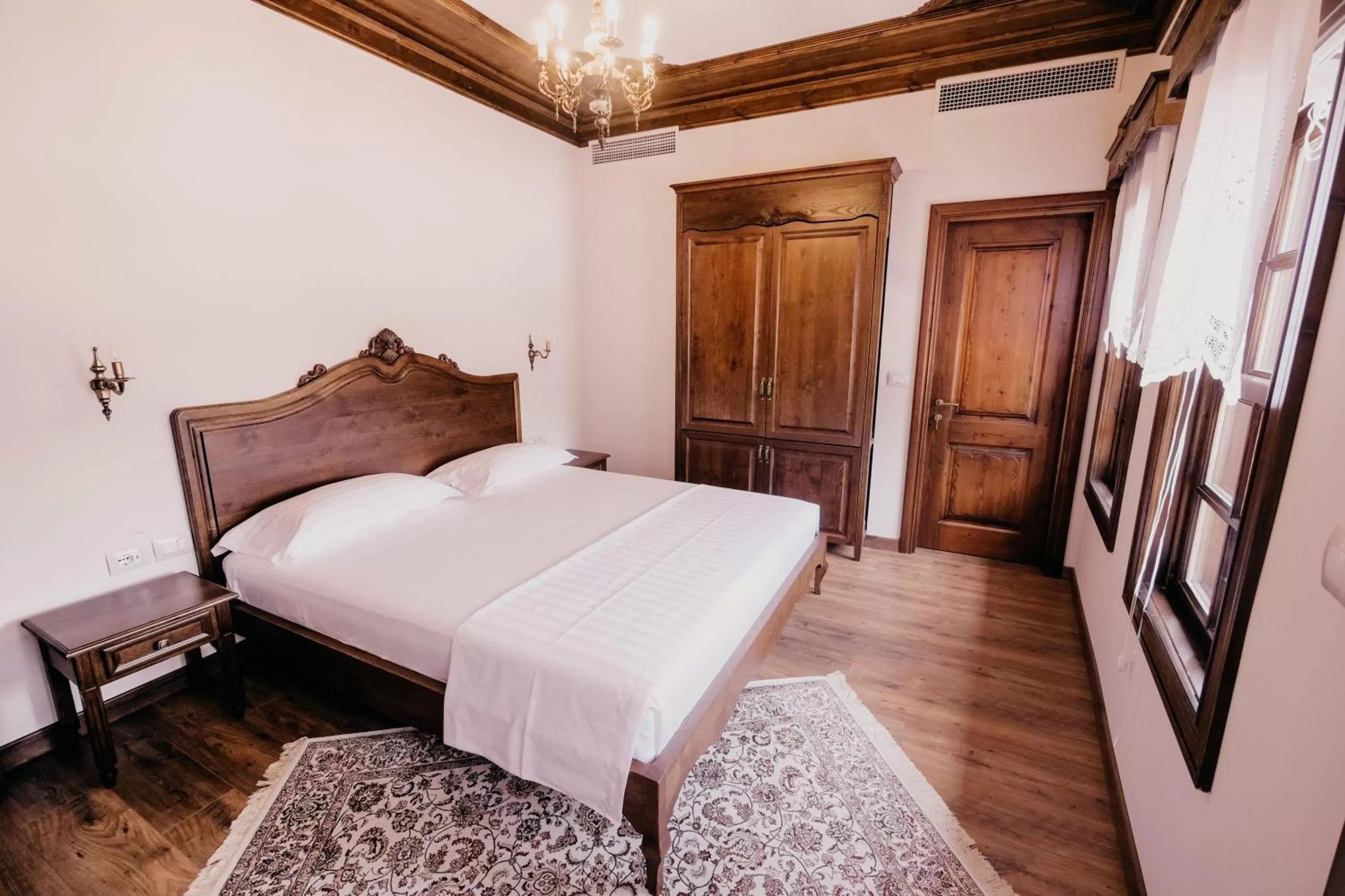 Bed in Beratino Hotel