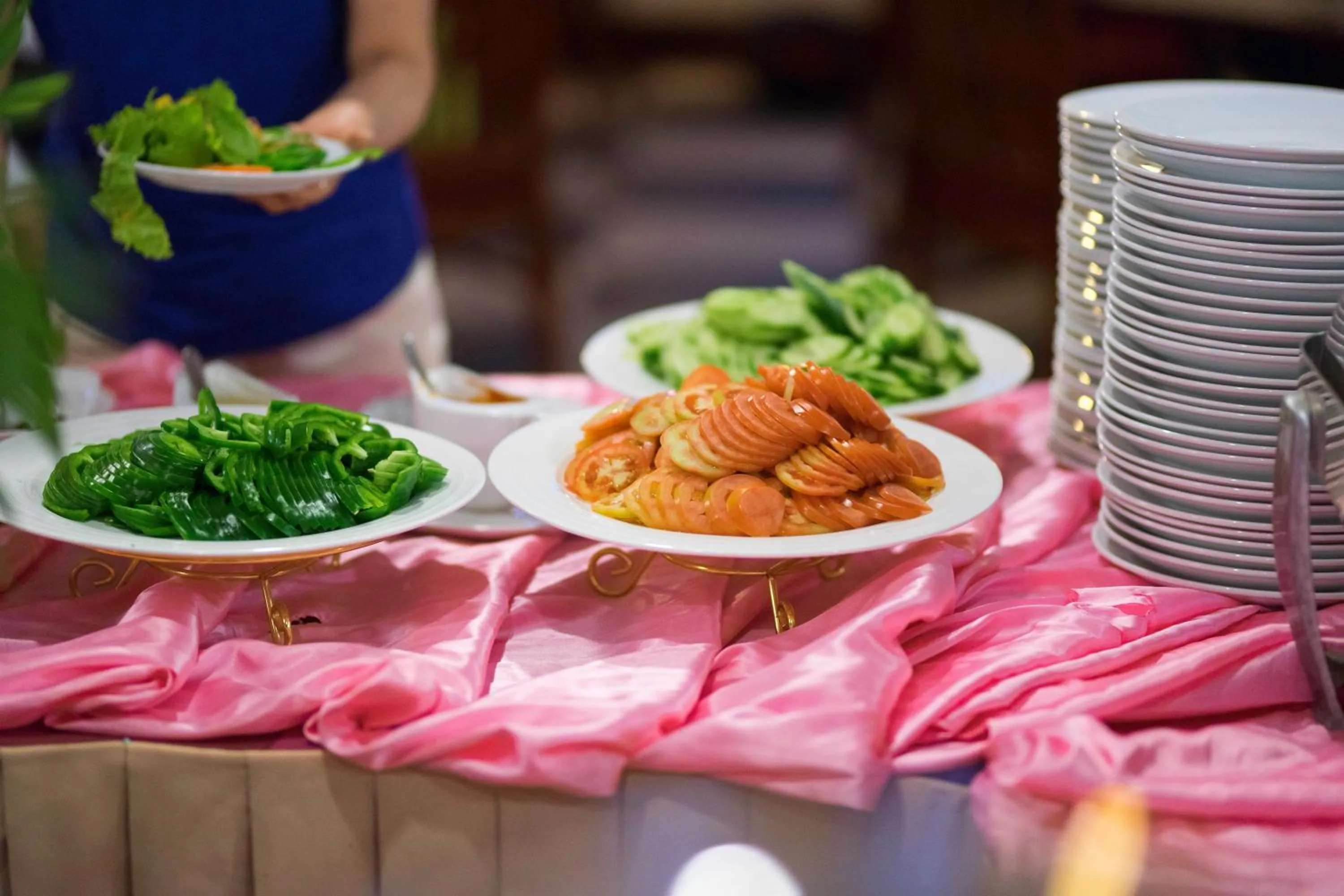 Buffet breakfast in Smiling Hotel