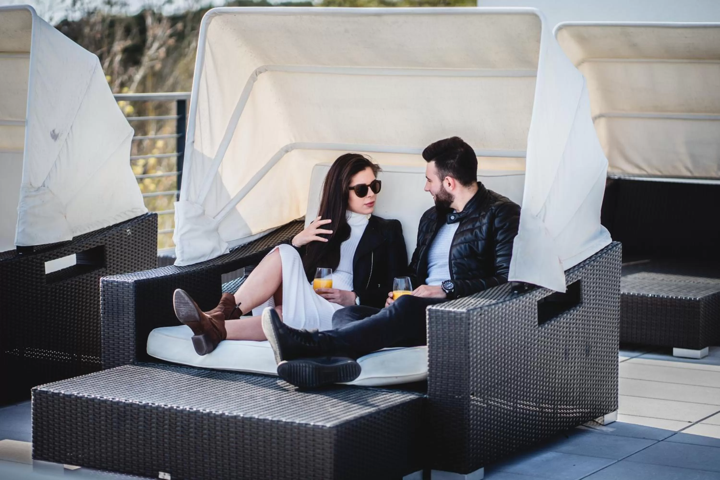 People in Molo Park Mielno