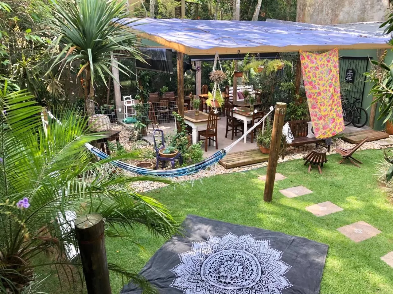 Garden in Pousada Santarina