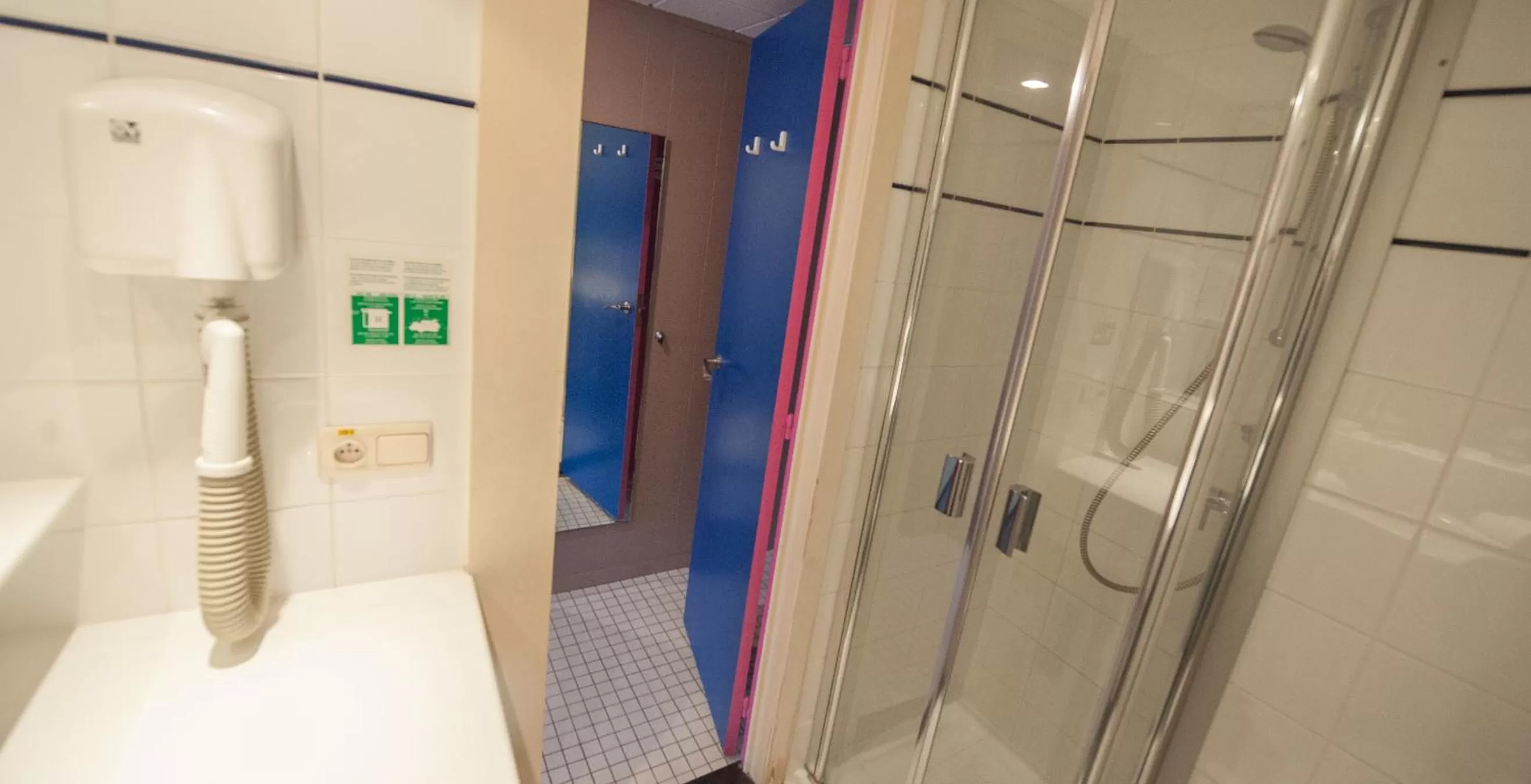 Shower in Ostend Hotel