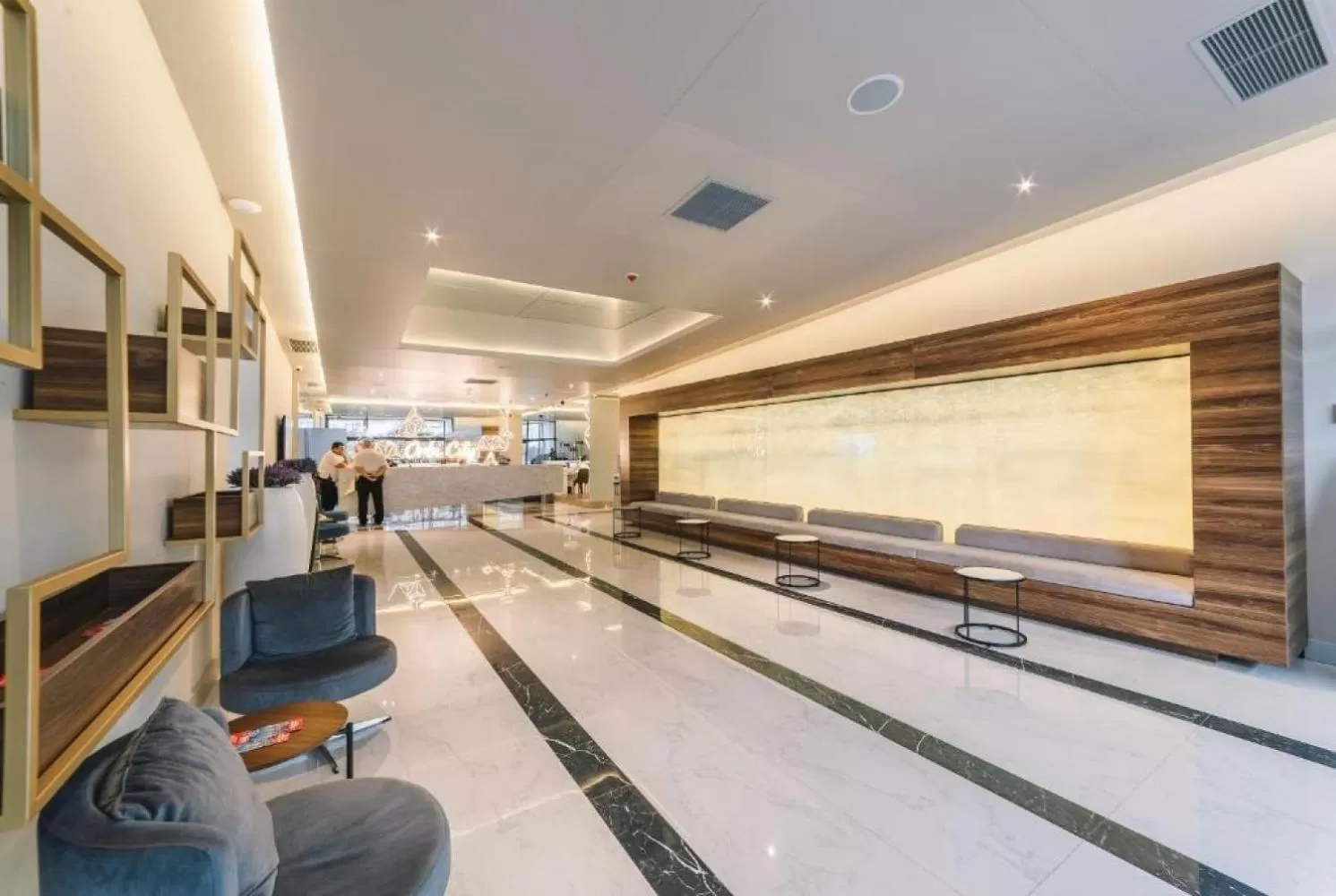 Lobby or reception in Orbi City Sea Line Aparthotel