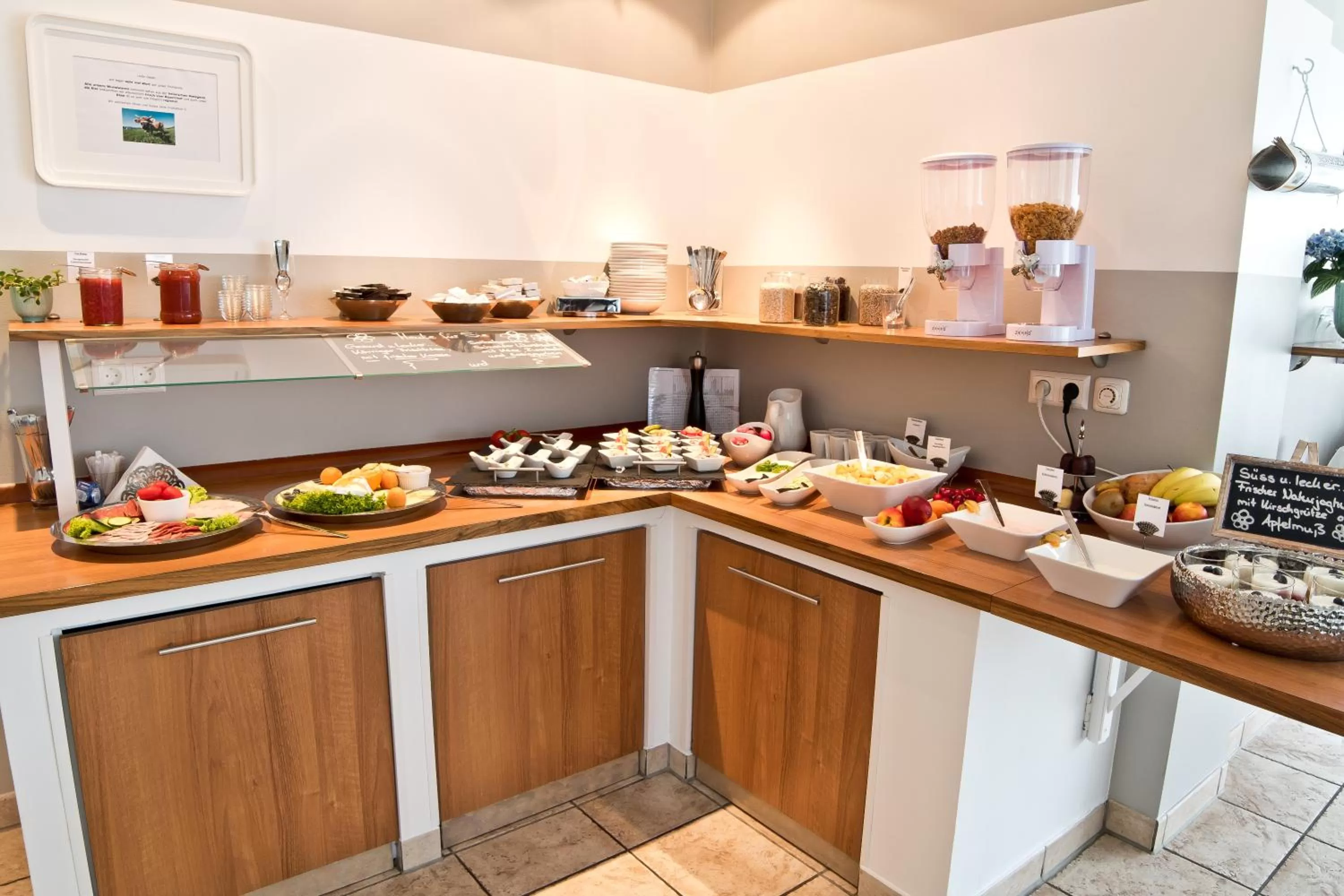 Buffet breakfast in allgovia hotel garni