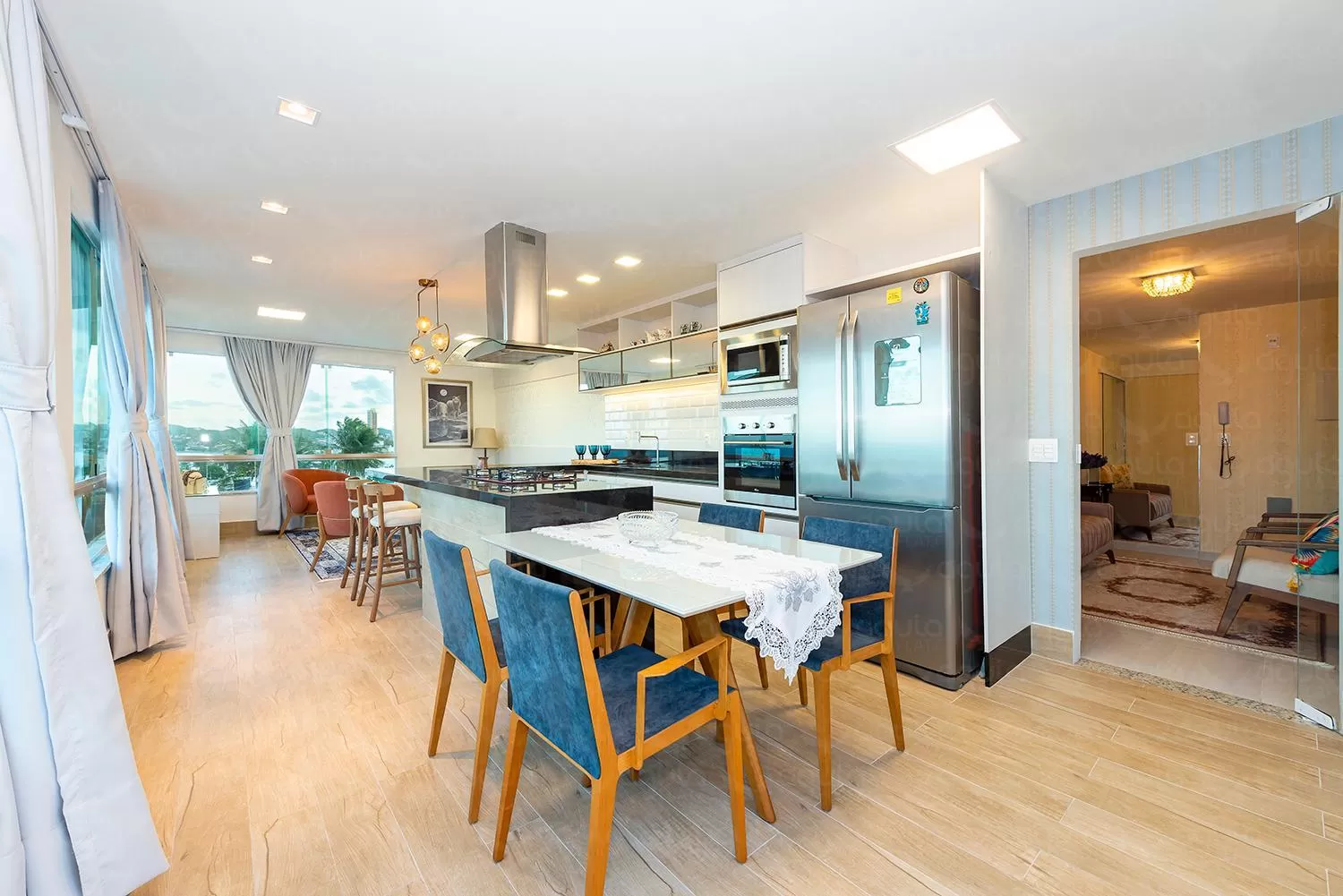 Dining Area in Águia Flats Pousada