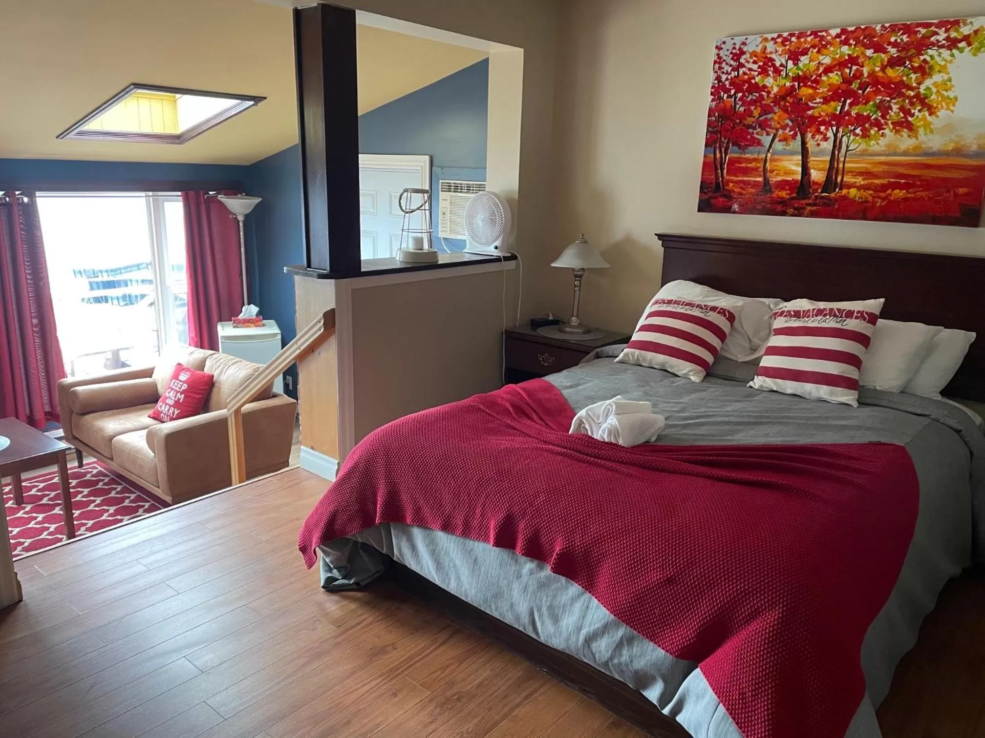 Bed in Auberge et Chalets sur le Lac