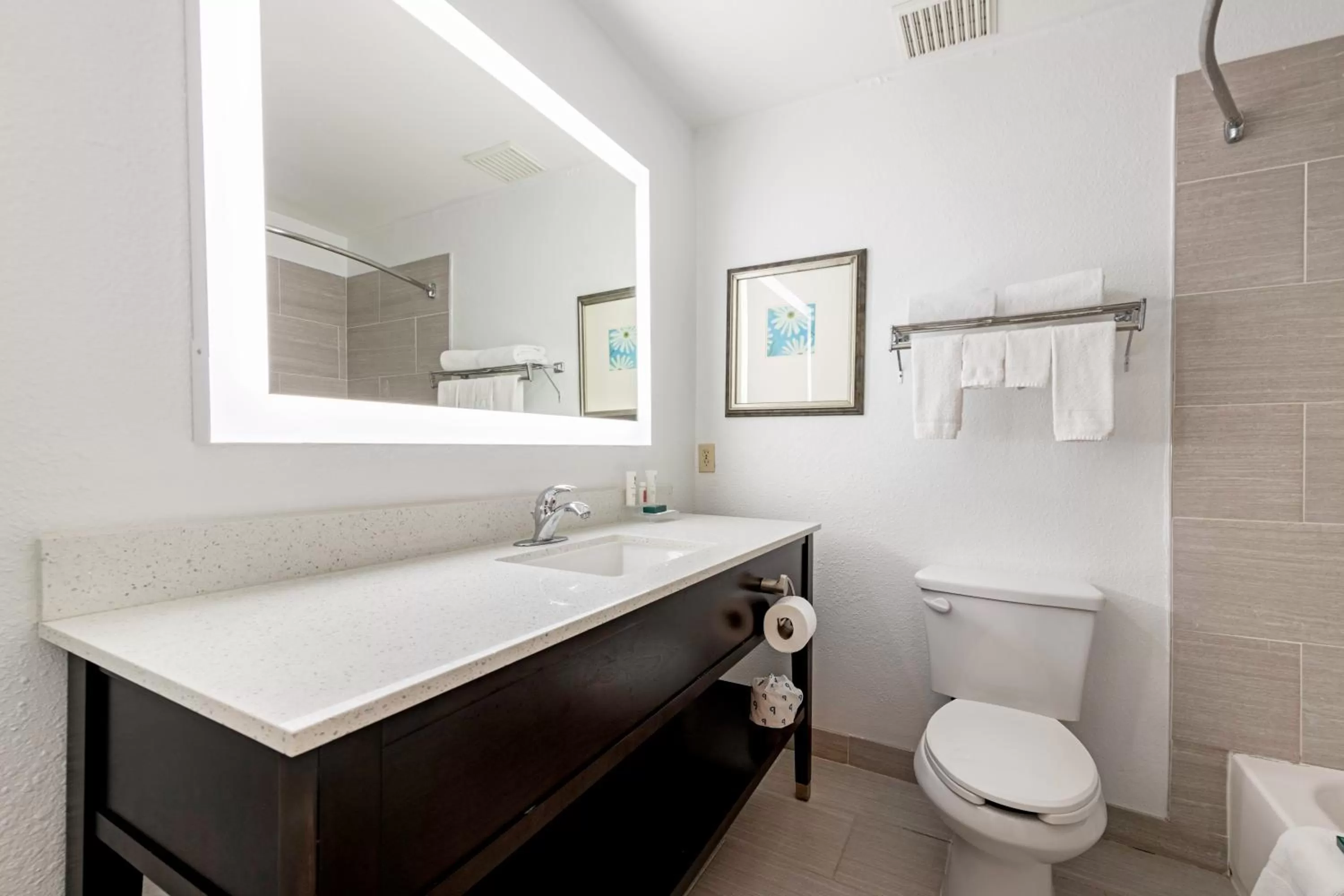 Bathroom in Country Inn & Suites by Radisson, Lewisville, TX