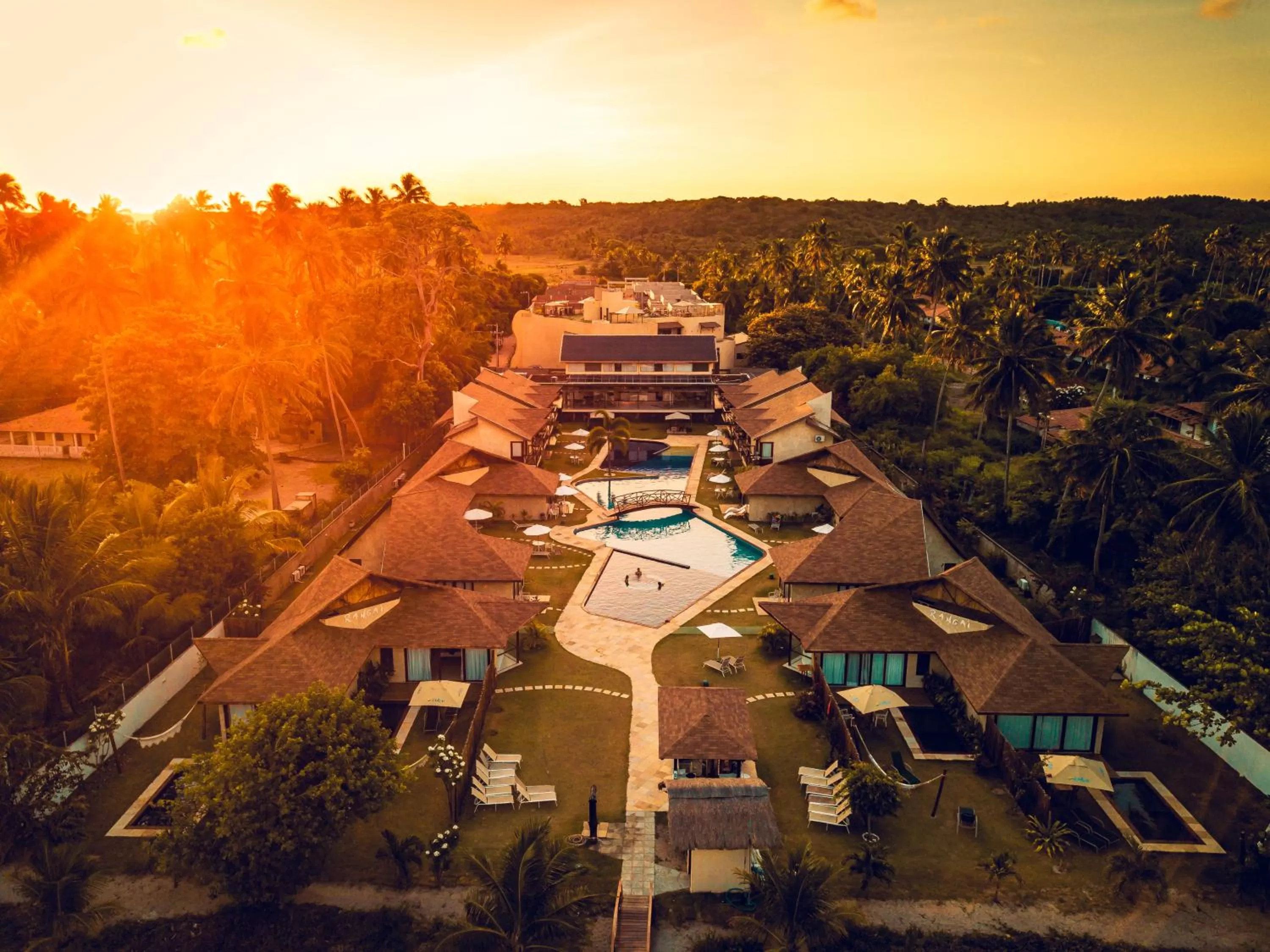 Natural landscape, Bird's-eye View in Pousada Rangai