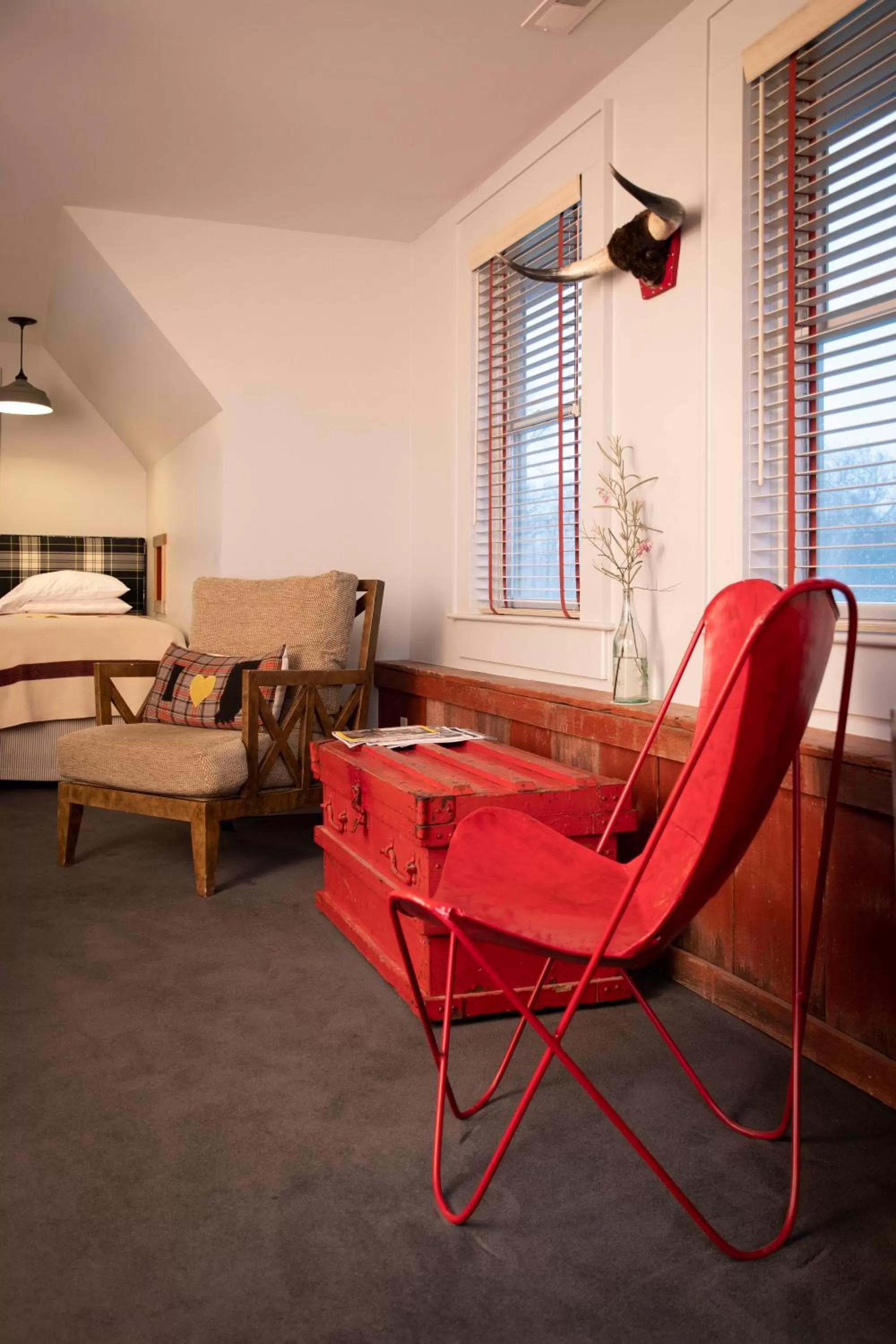 Seating area in Hotel Broad Ripple