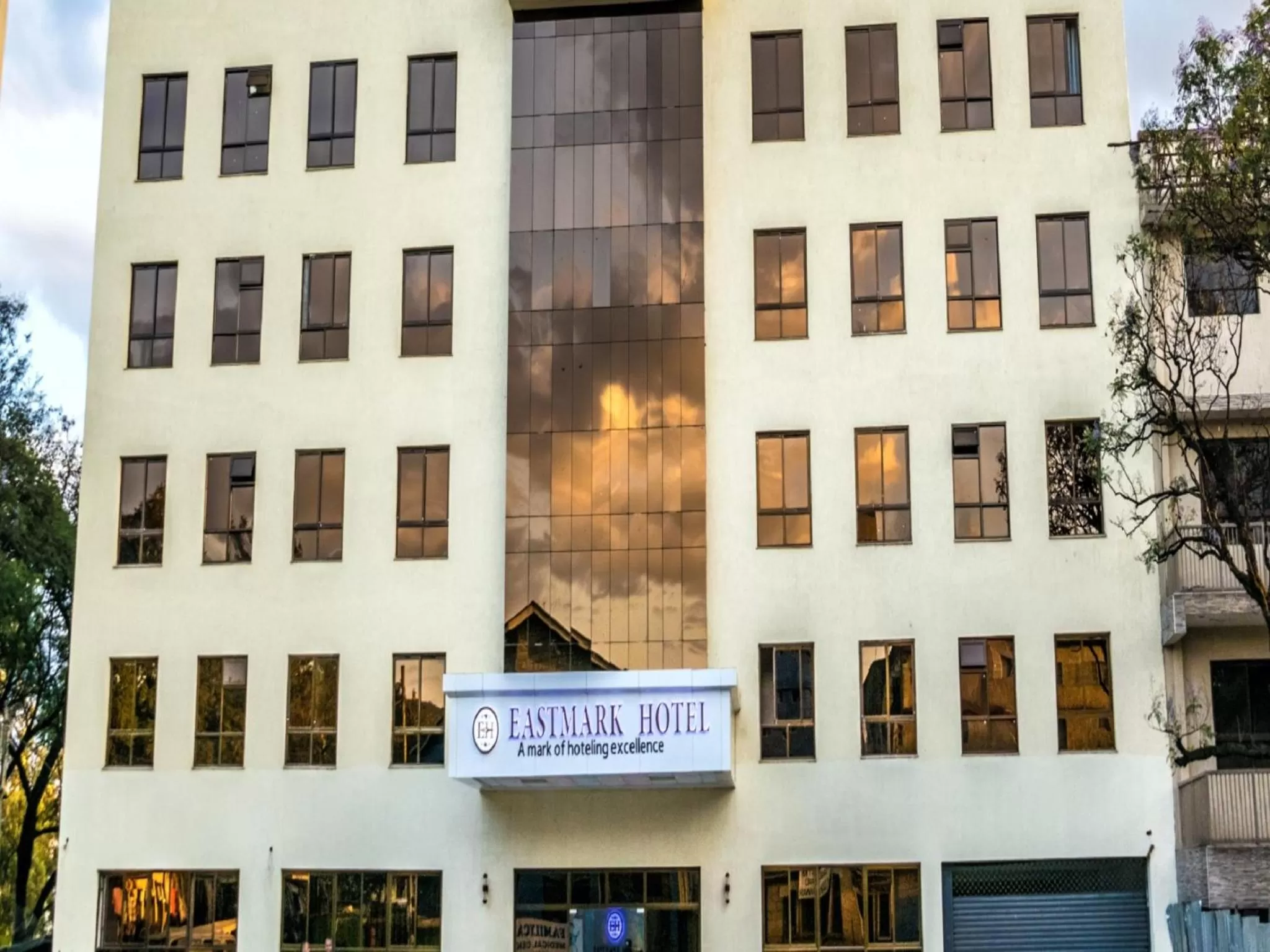 Property logo or sign in Eastmark Hotel