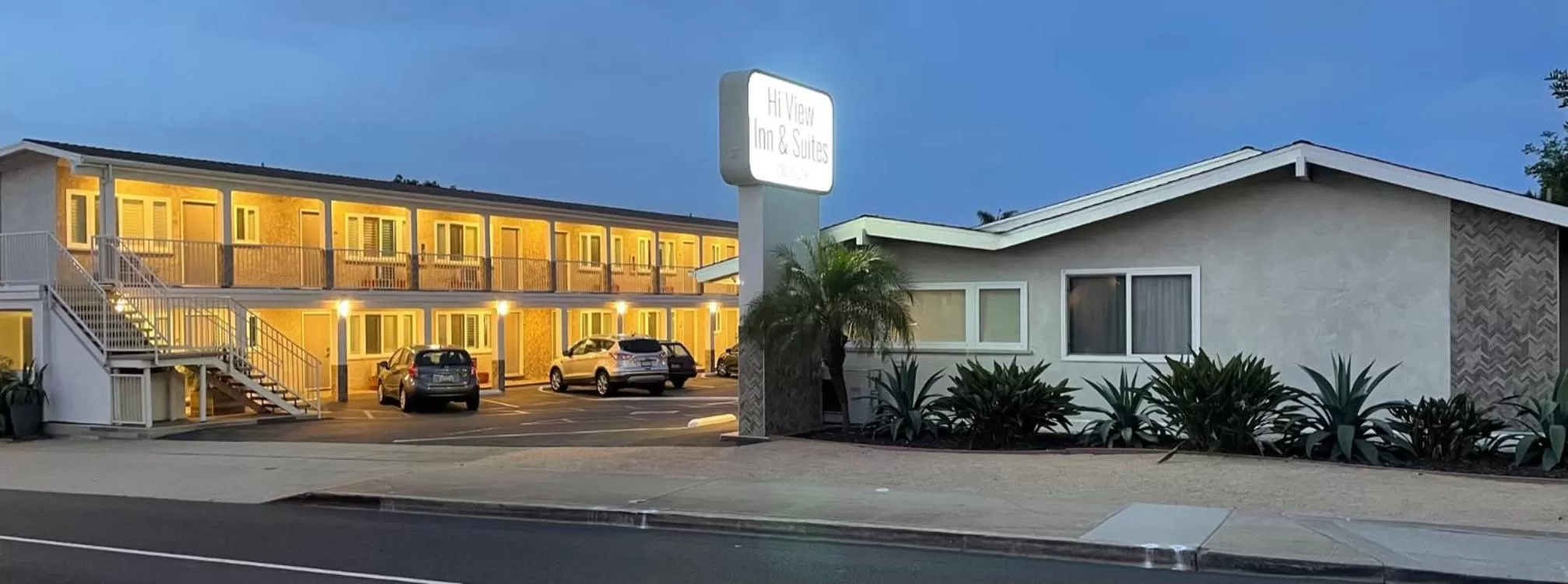 Property building in Hi View Inn & Suites