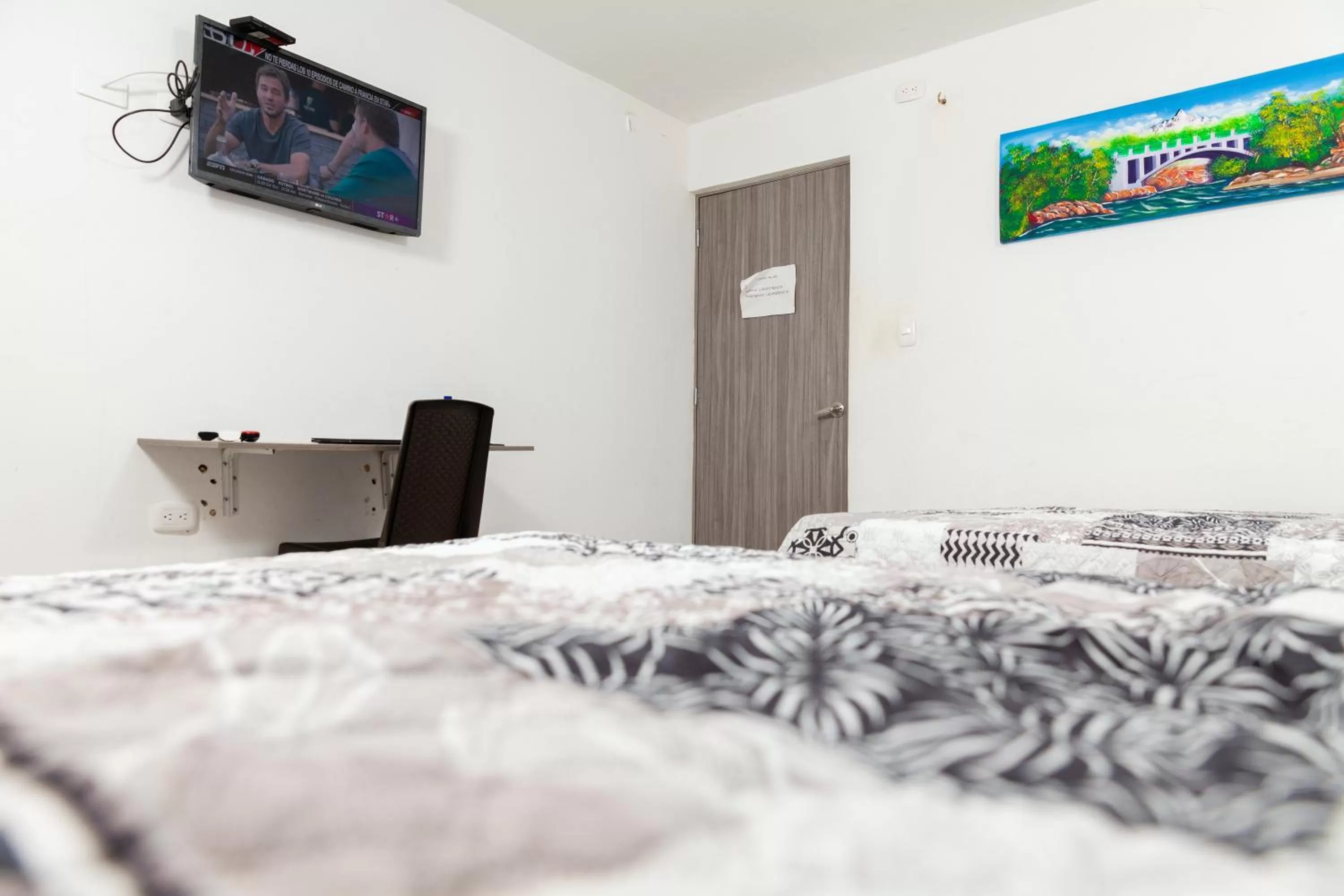 Bed in Hotel Galanni