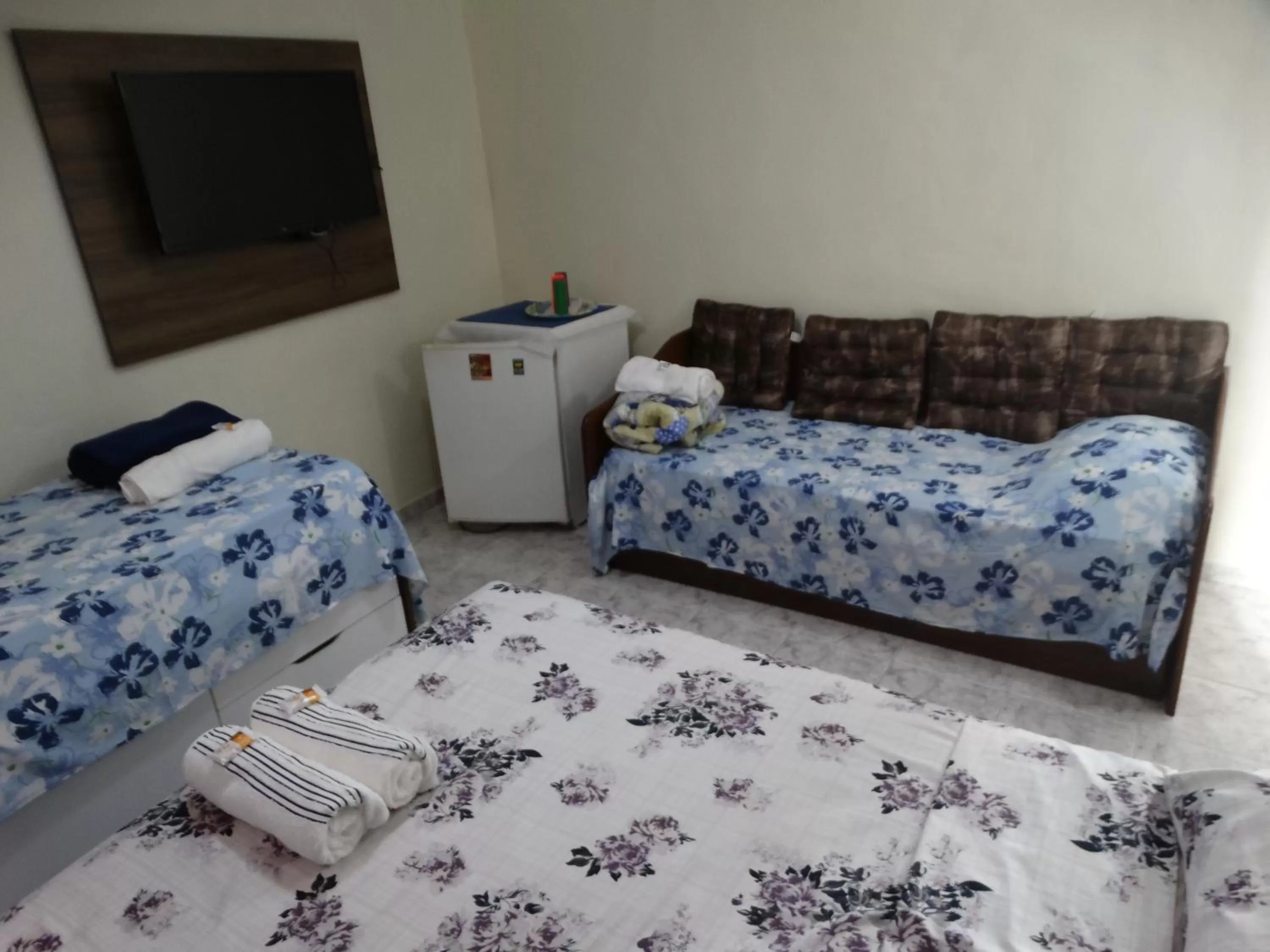 Bed in Pousada do Nei