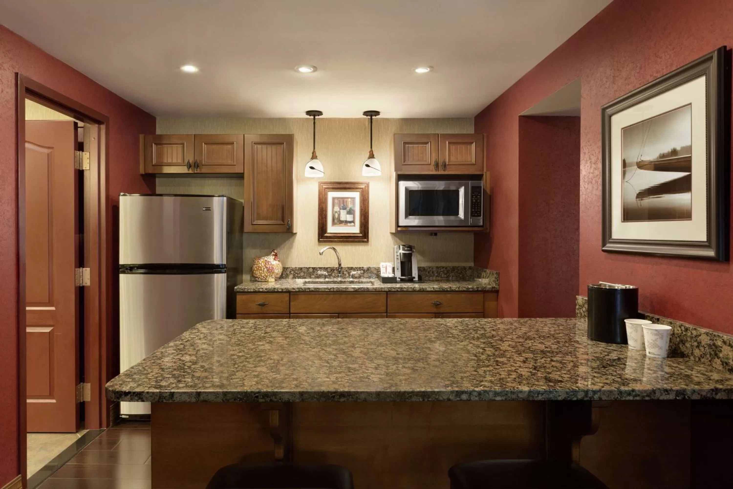 Kitchen or kitchenette in Hilton Garden Inn Rochester/Pittsford