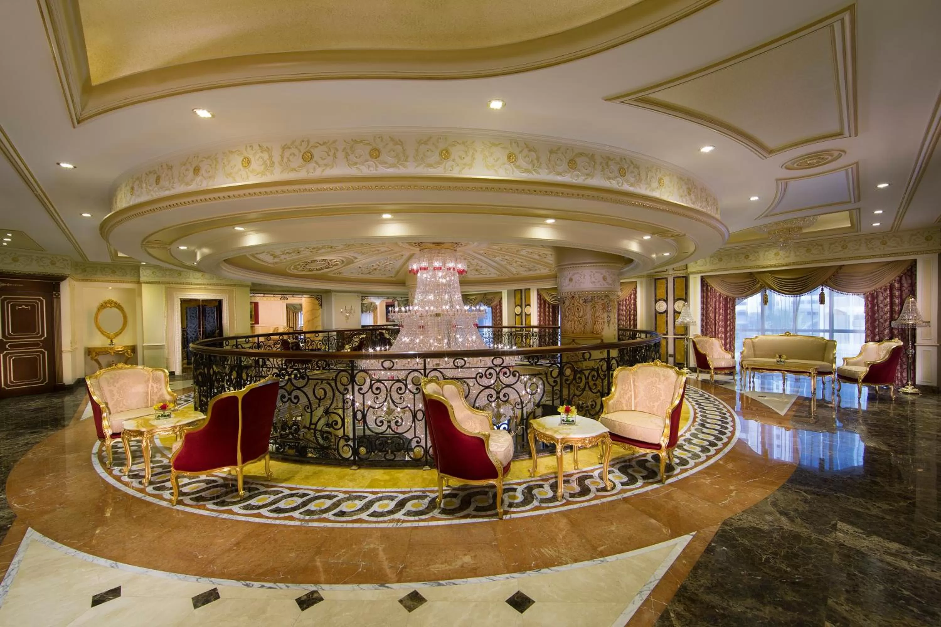 Lobby or reception in Royal Rose Abu Dhabi, a Curio Collection by Hilton Affiliated Hotel