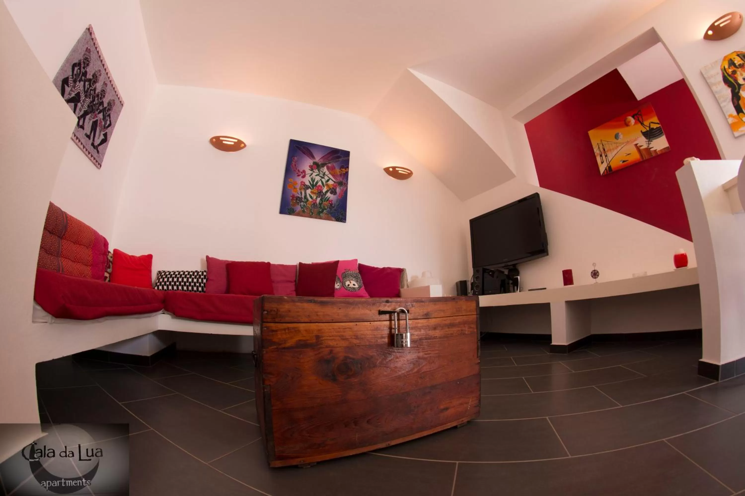 Living room in Cala da Lua apartments