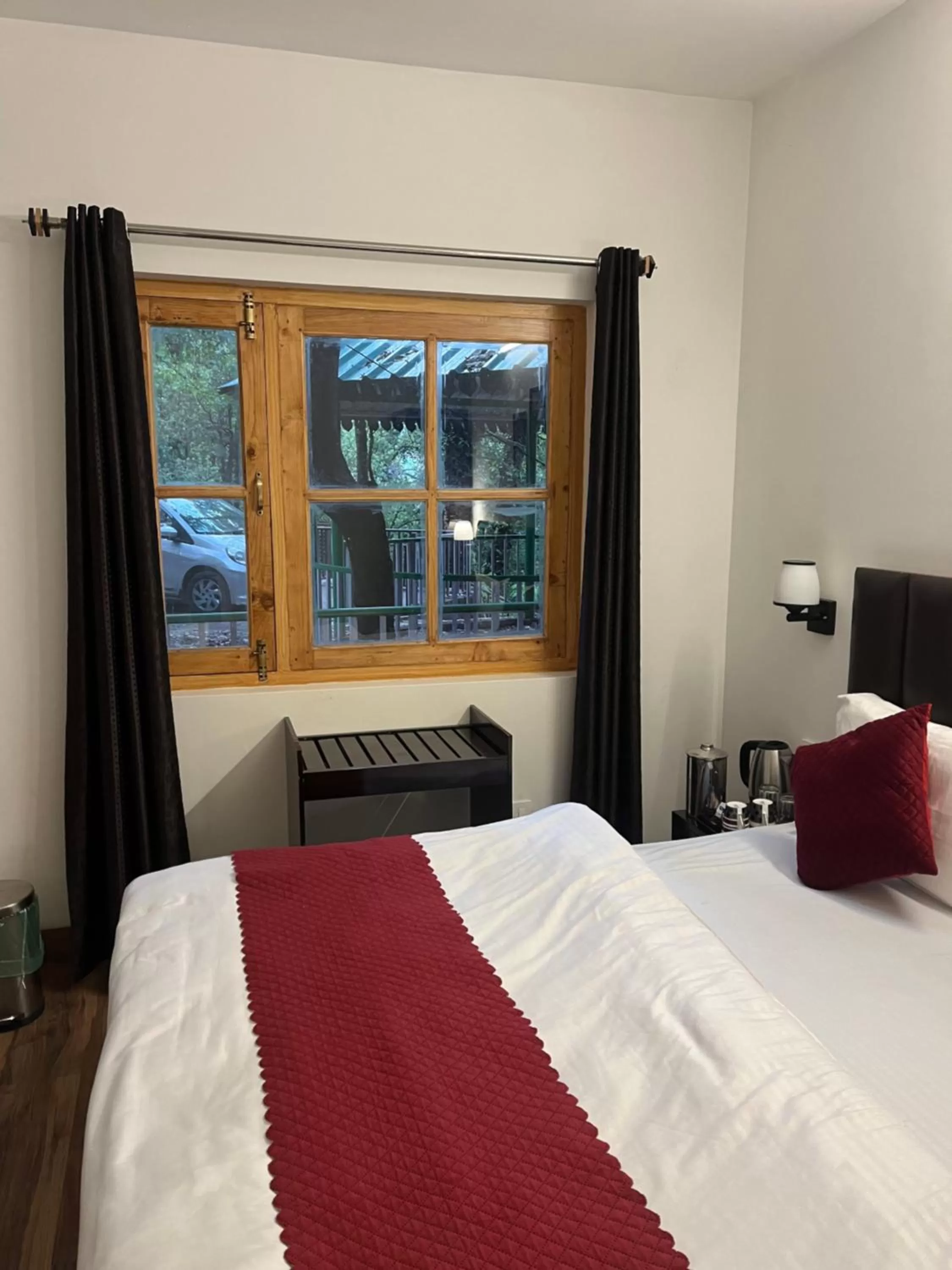 Bed in Cedar Woods Resort