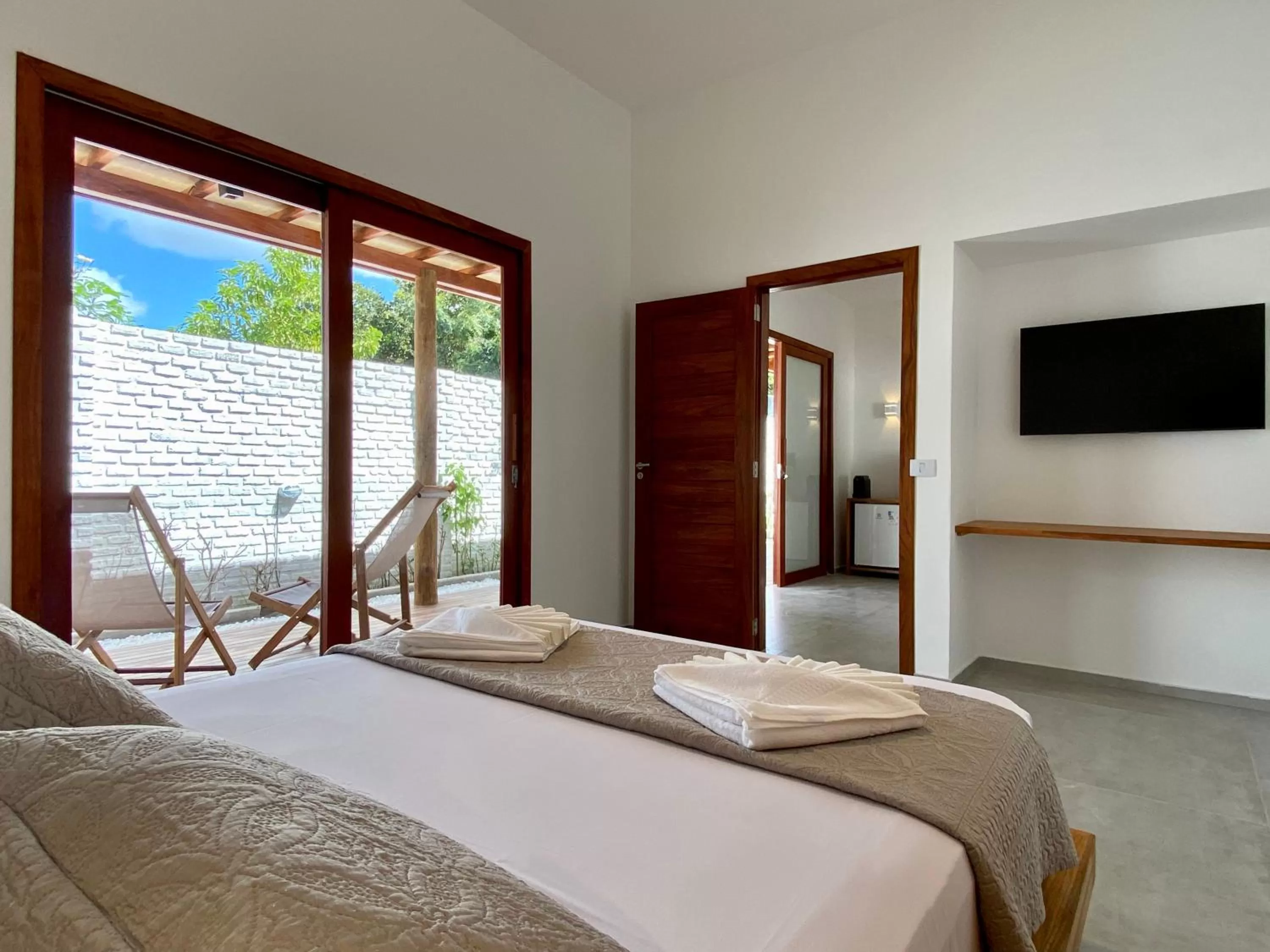 Bed in Portofino Pousada