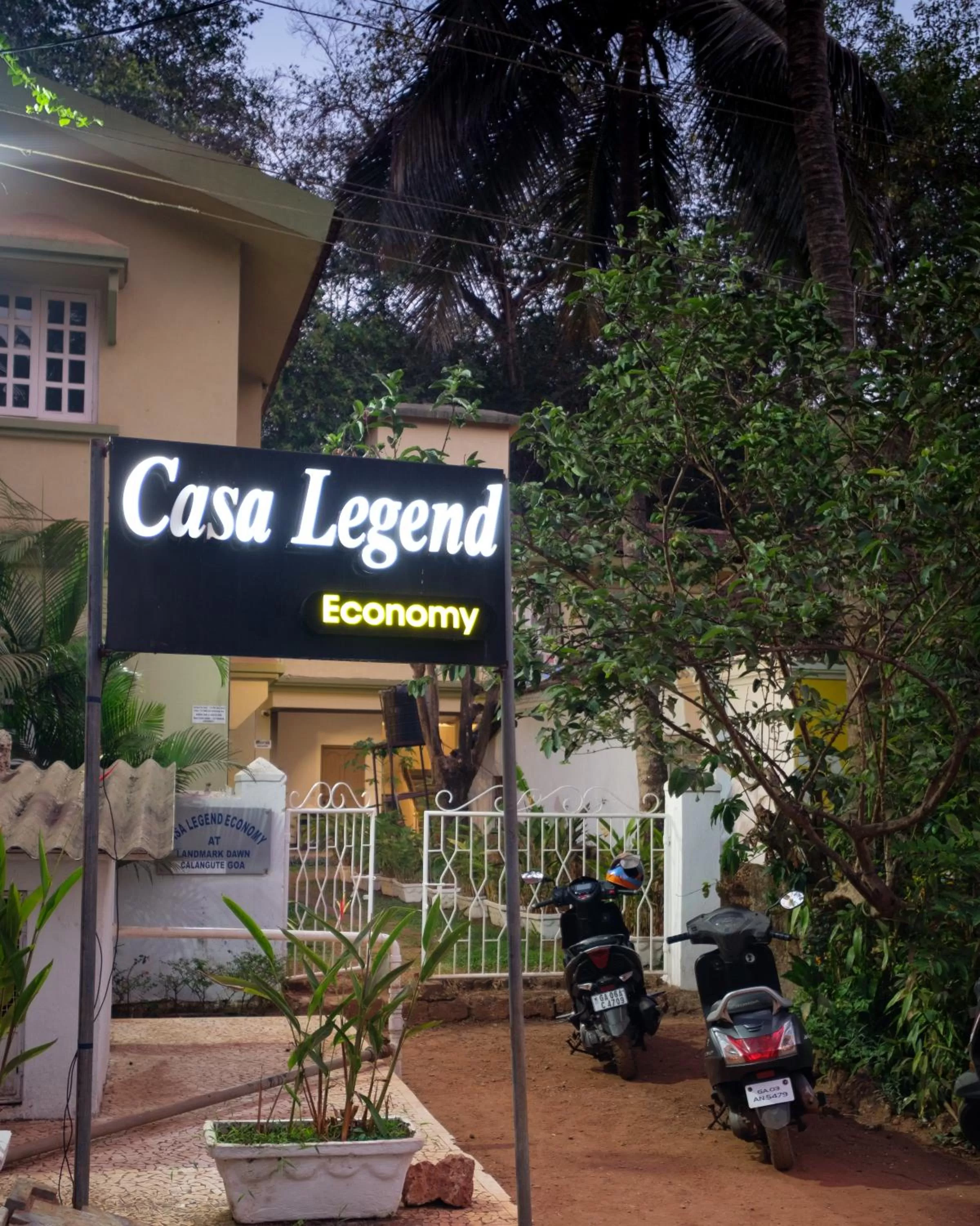 Facade/entrance in Casa Legend Economy, Calangute Goa