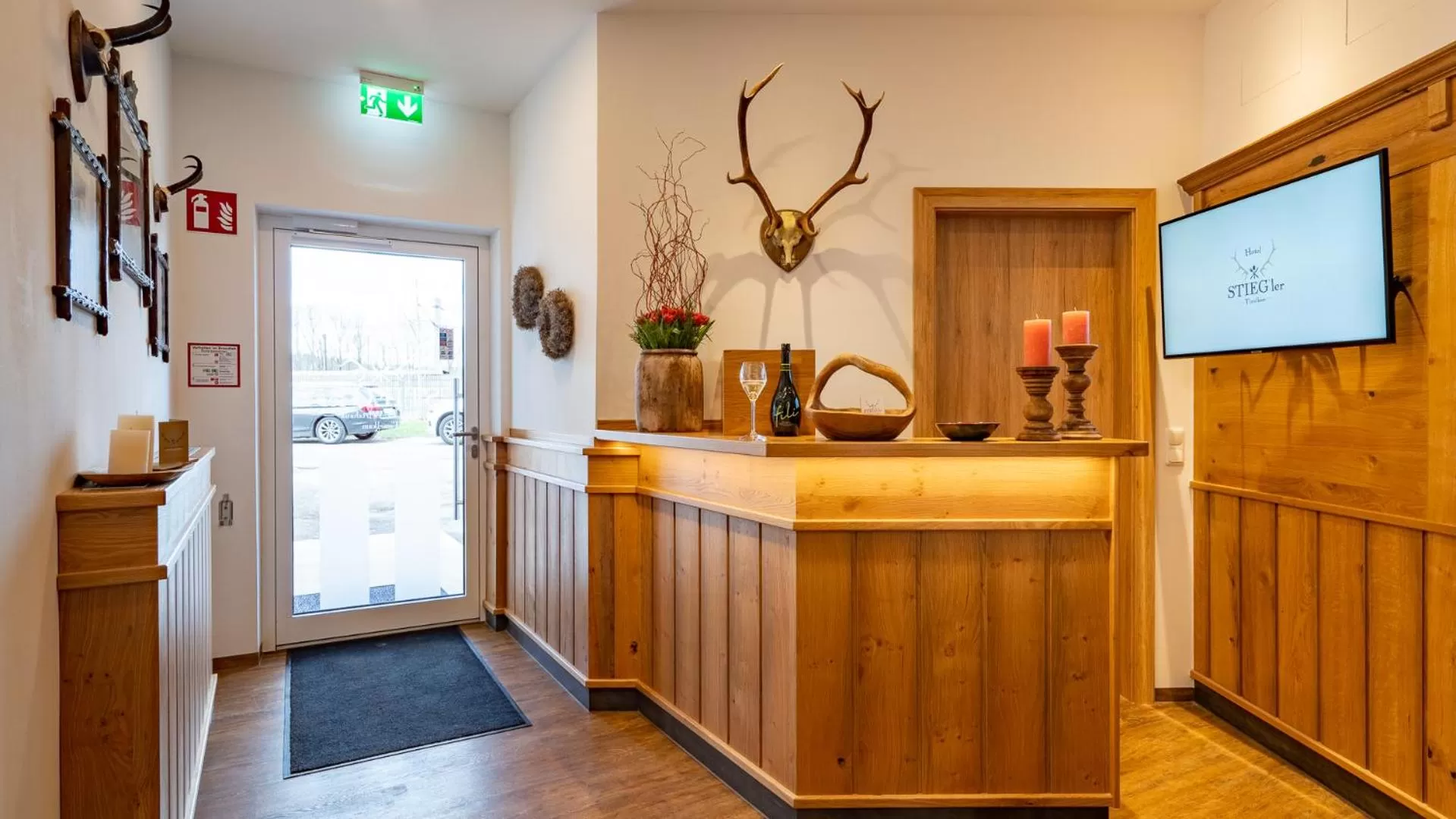 Lobby or reception in Hotel Stiegler Bed & Breakfast