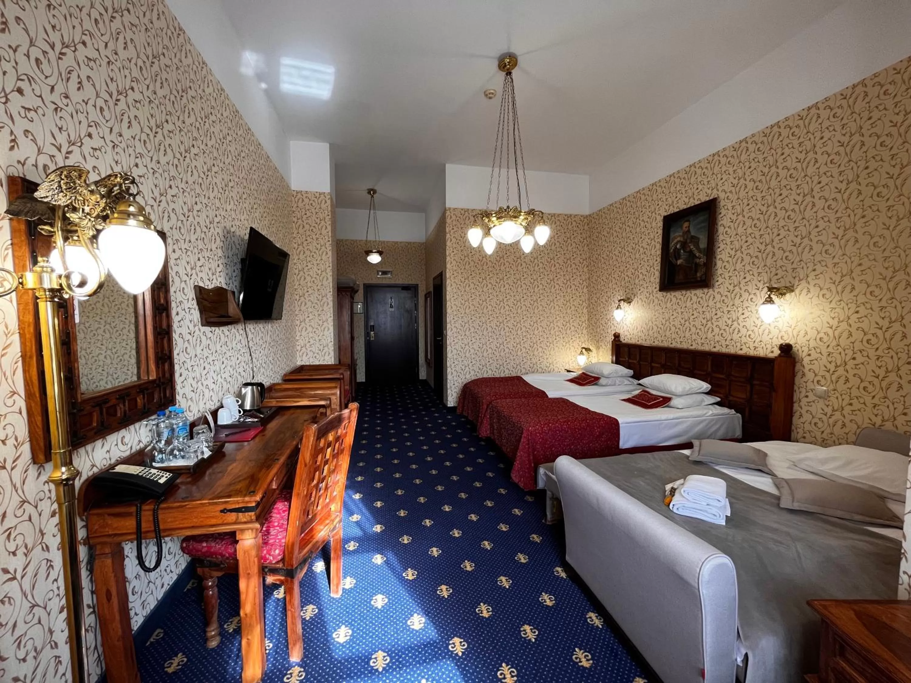 Photo of the whole room, Bed in Hotel Zamek Ryn
