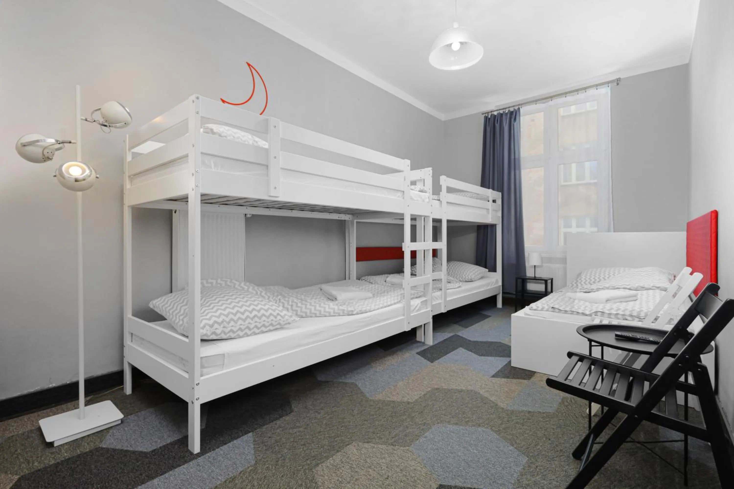 Bed in Moon Hostel Kraków