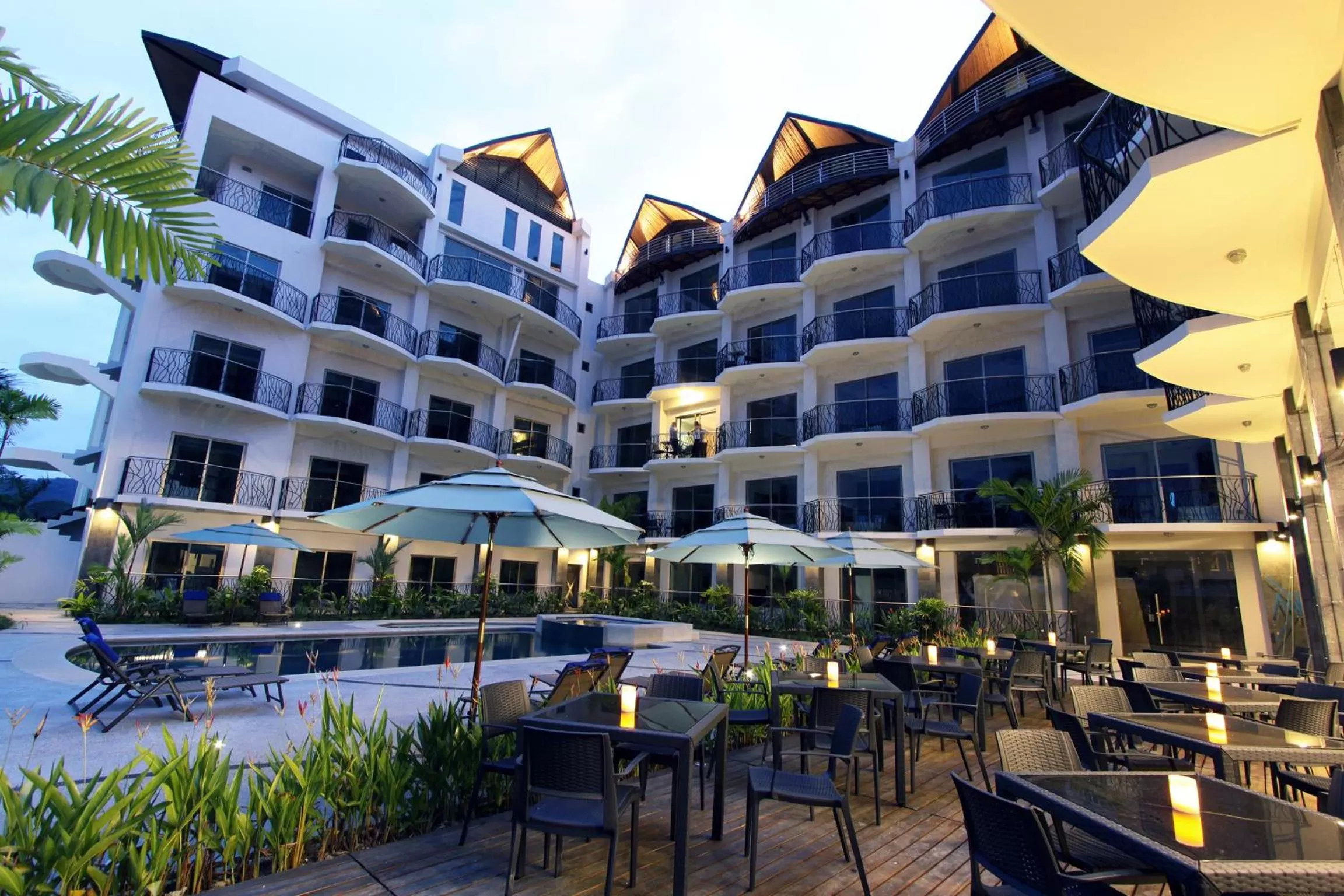 Patio in Oceano Boutique Hotel & Bistró