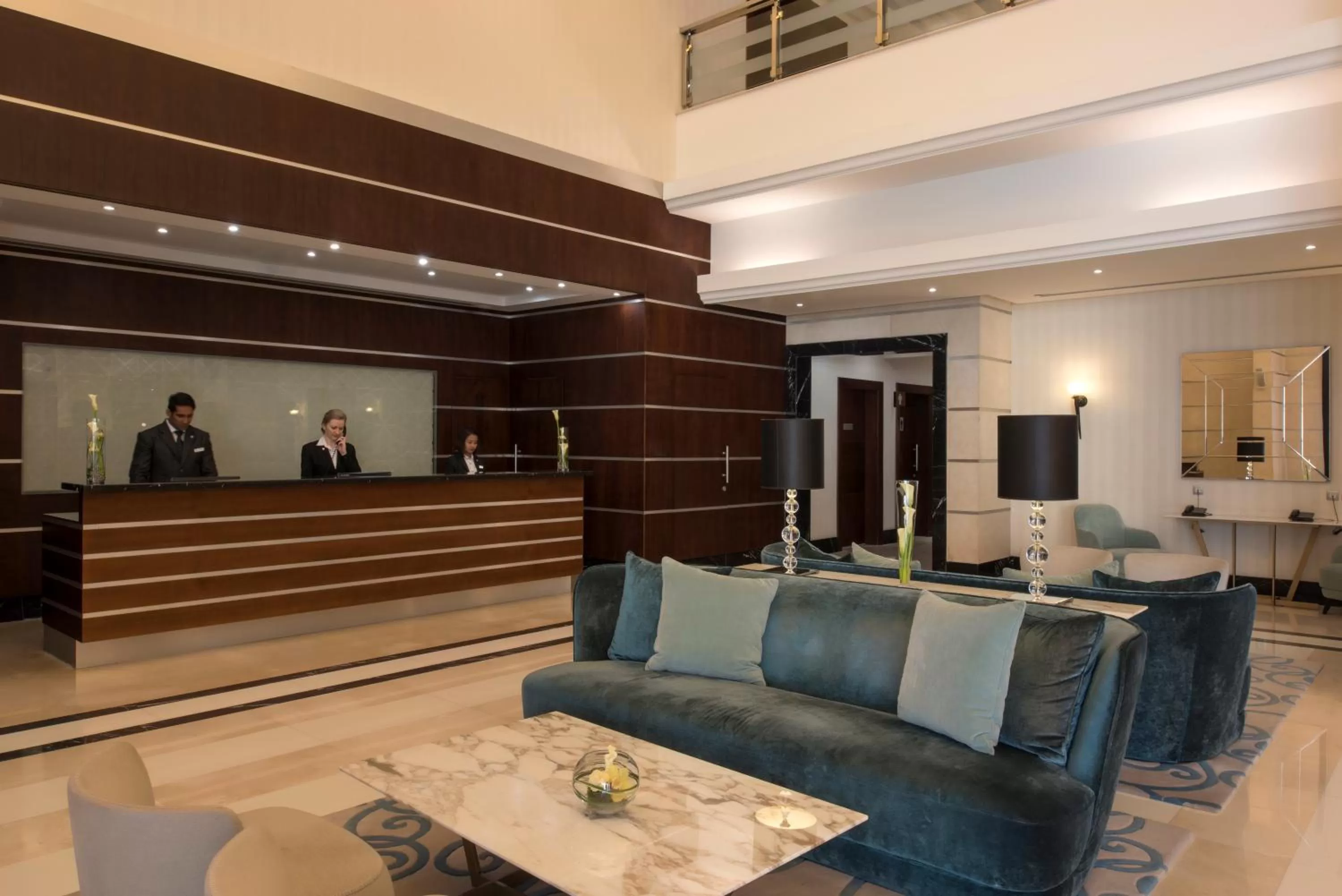 Lobby or reception in Concorde Hotel Doha