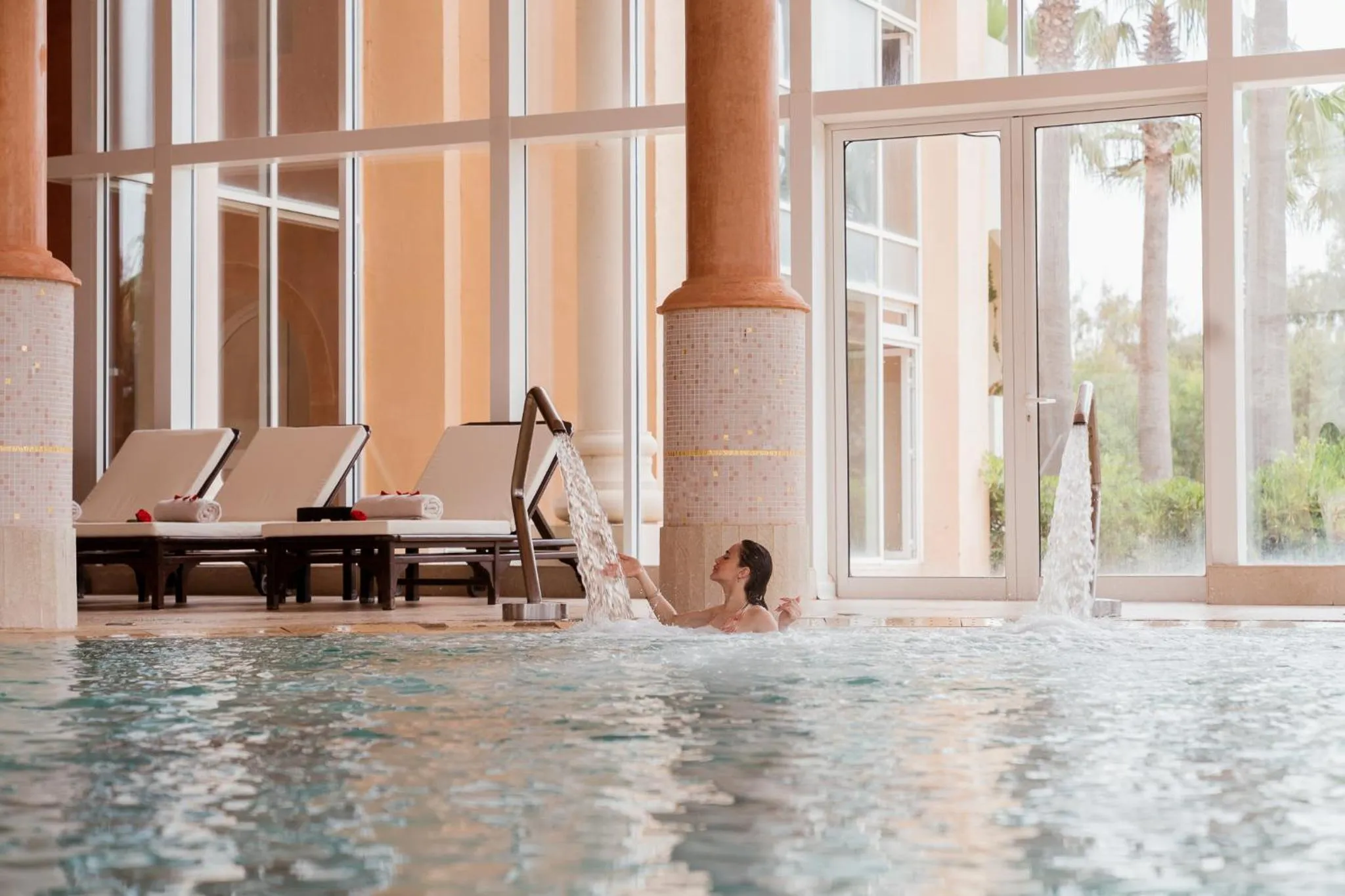 Swimming pool in The Residence Tunis